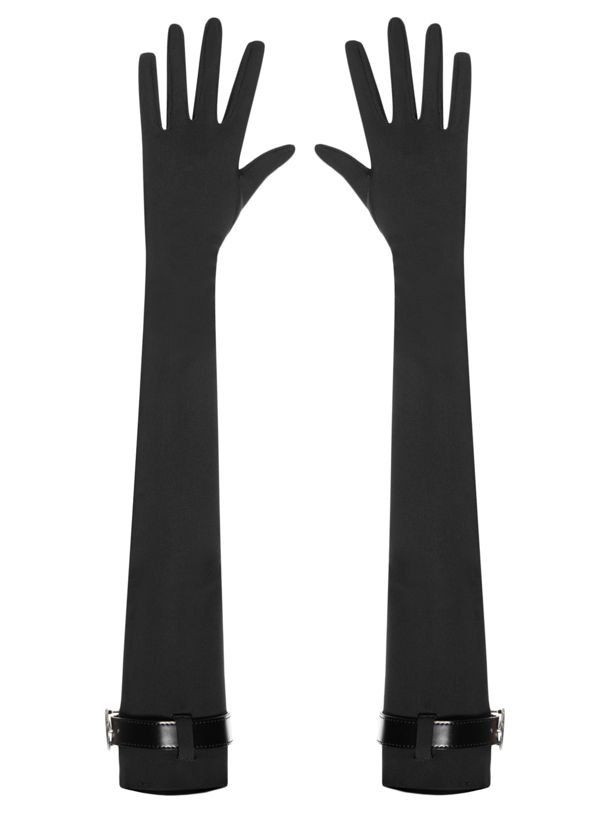 Luvas Feminina Logo Belted Jersey - Preto