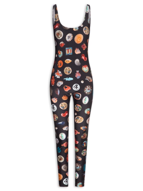 Macacão Catsuit Feminino - Preto