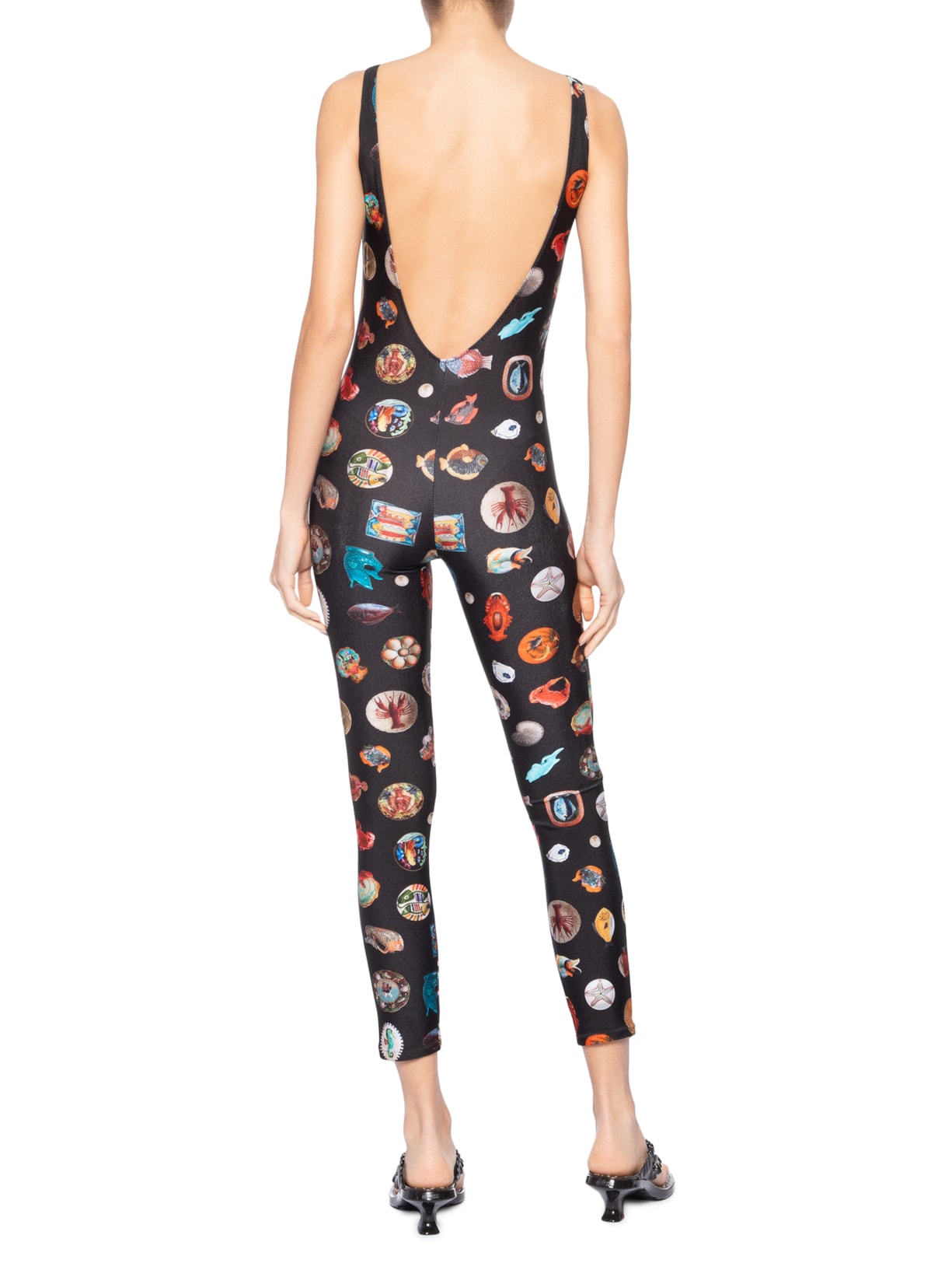 Macacão Catsuit Feminino Preto Jo De Mer