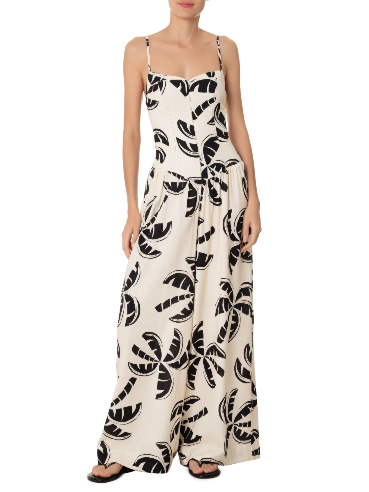 Macacão Coqueirada Branco Farm