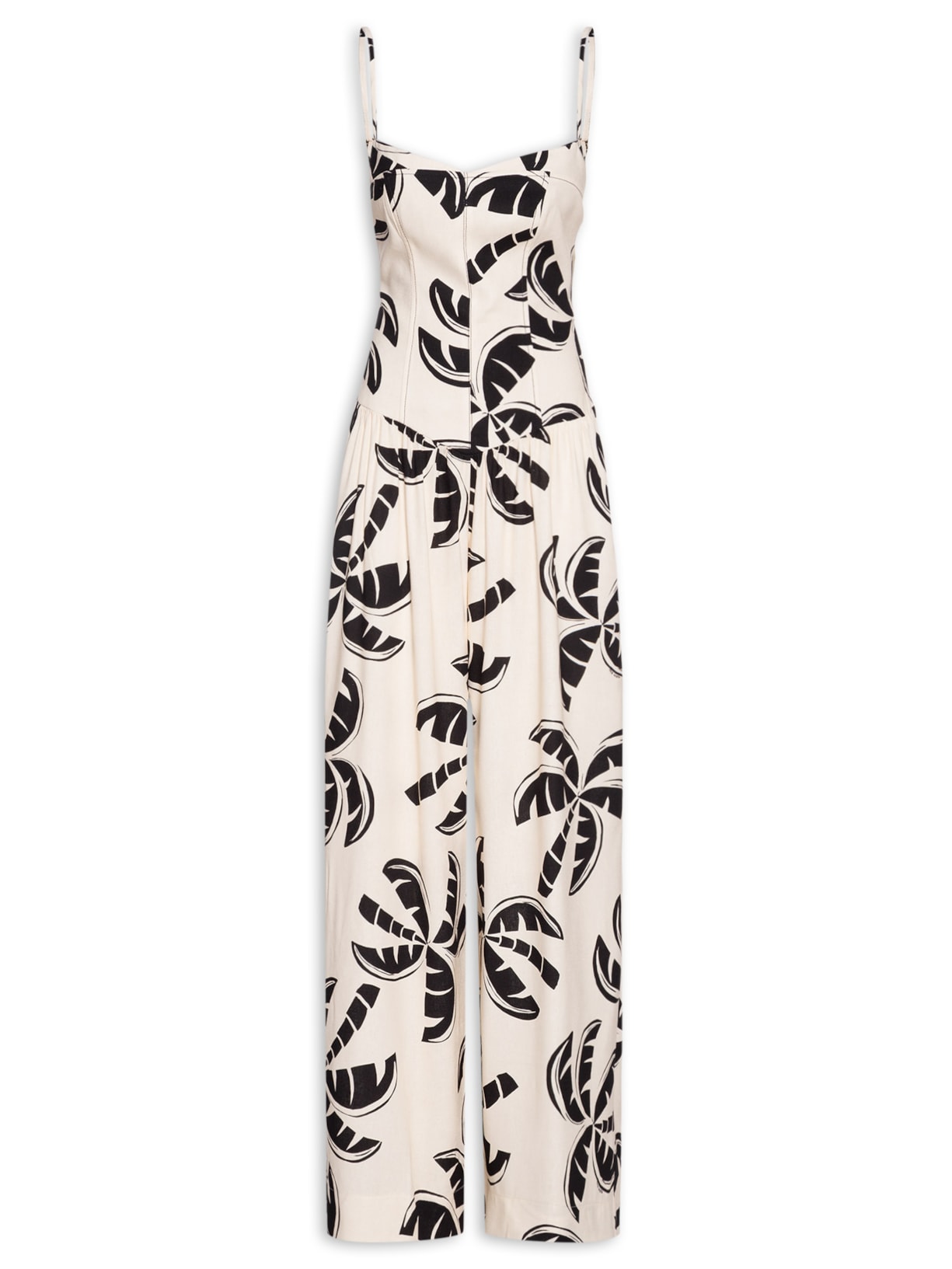 Macacão Coqueirada Branco Farm