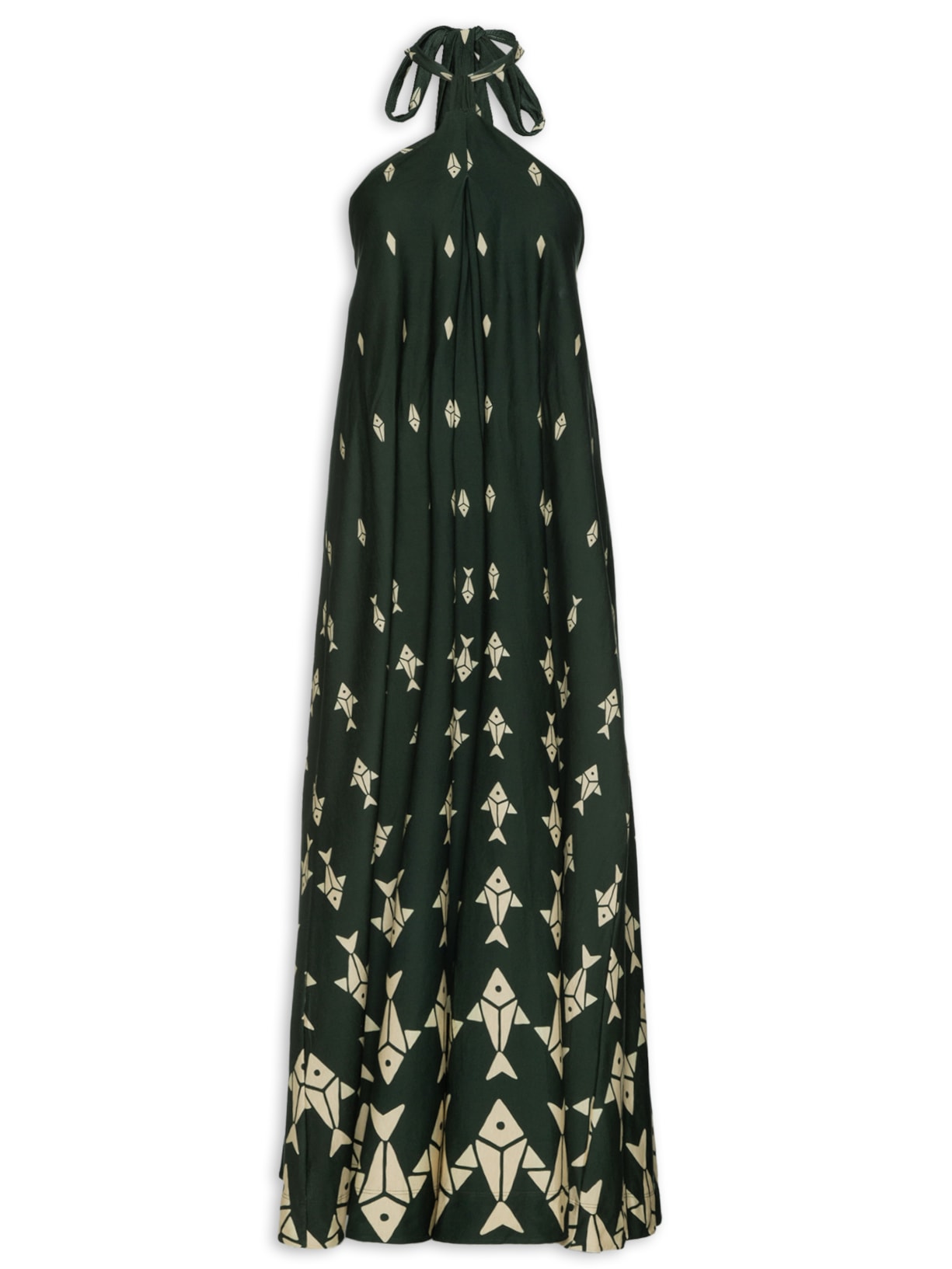 Macacão Cropped Peixinhos - Verde