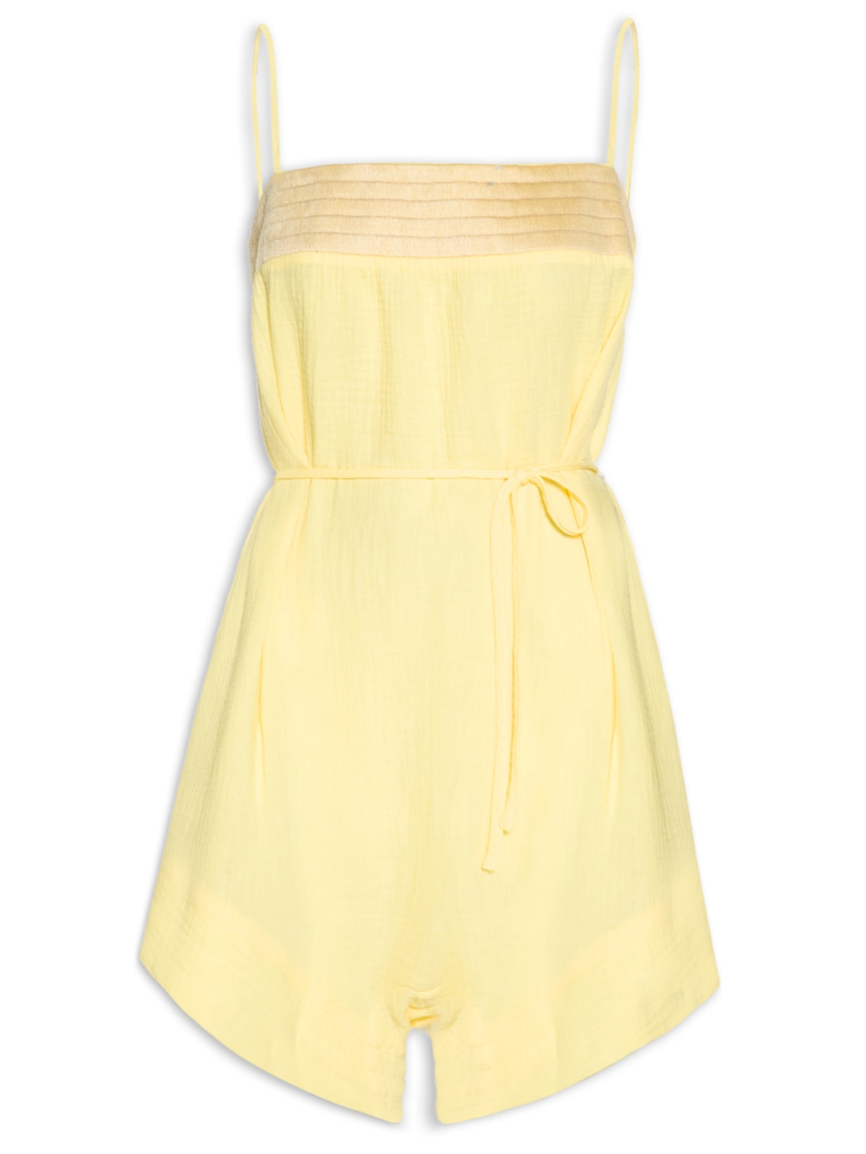 Macacão Feminina Akajima - Amarelo