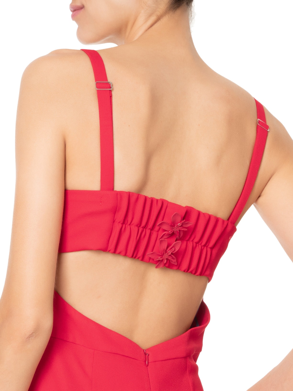 Macacão Feminina Antônia Vermelho  Carol Bassi