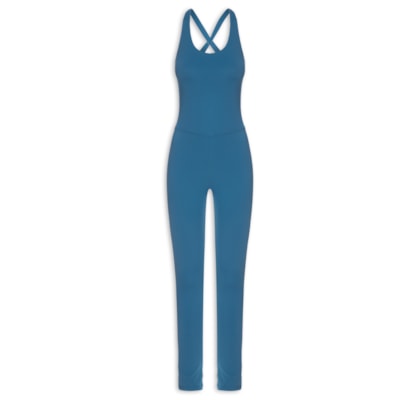 Macacão Feminina Atlética - Azul