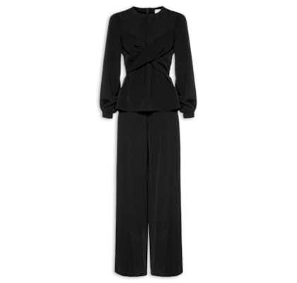 Macacão Feminino Alana - Preto