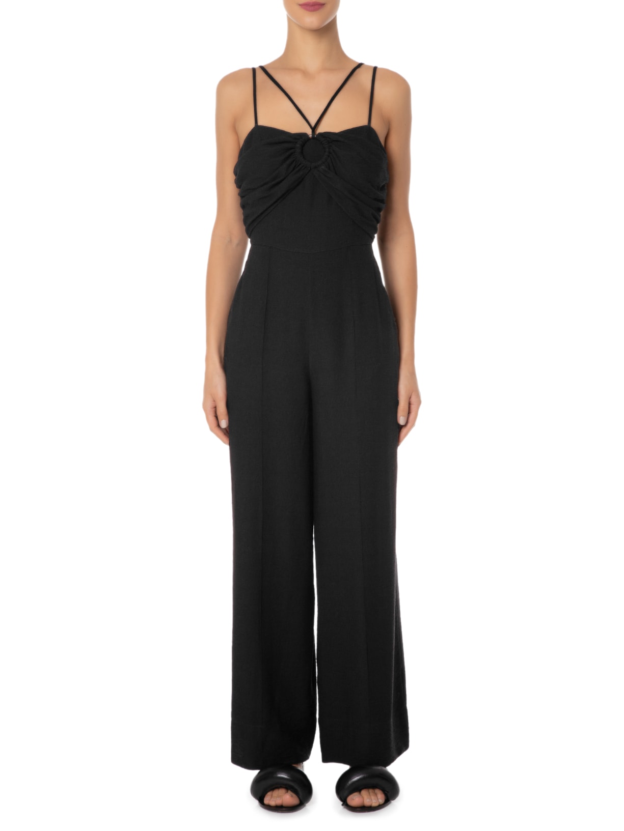 Macacão Feminino Alça Preto '2Essential