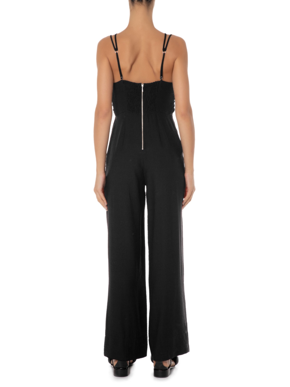 Macacão Feminino Alça Preto '2Essential