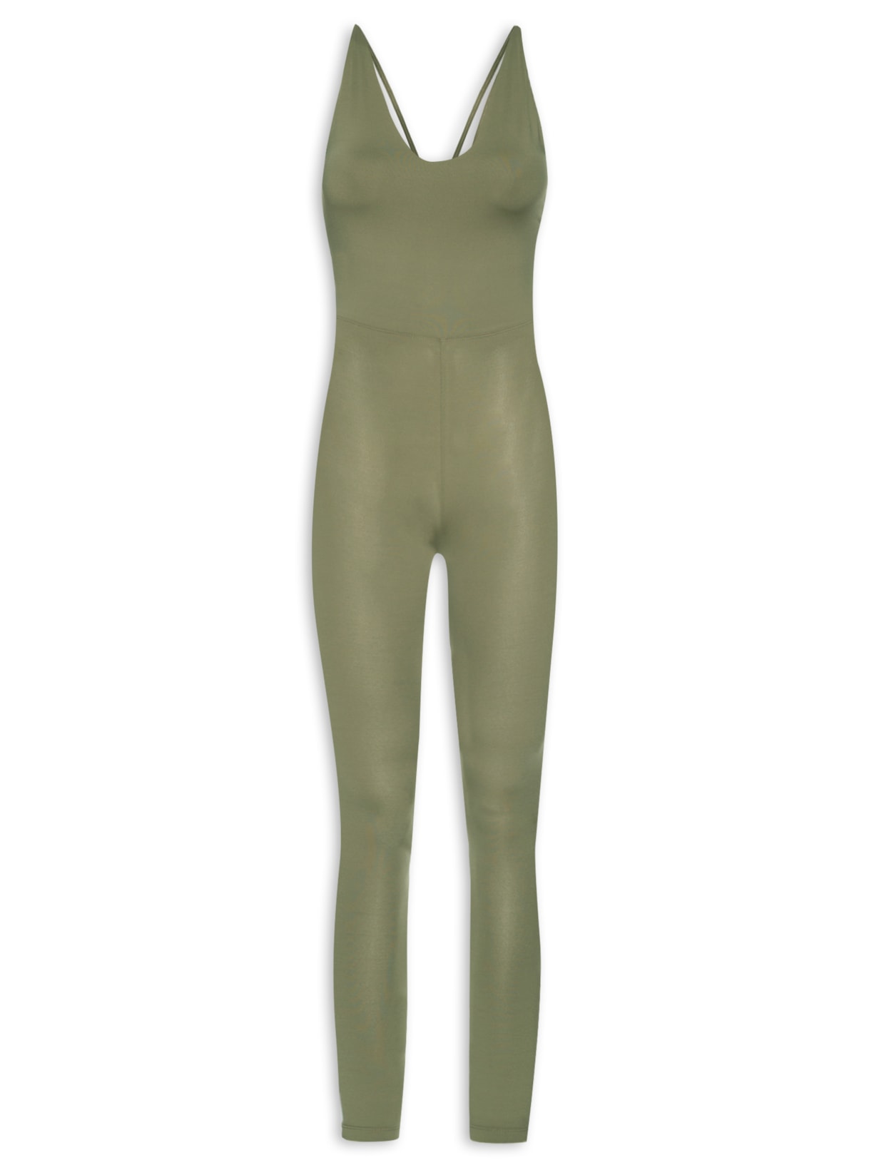 Macacão Feminino Alças Finas - Verde