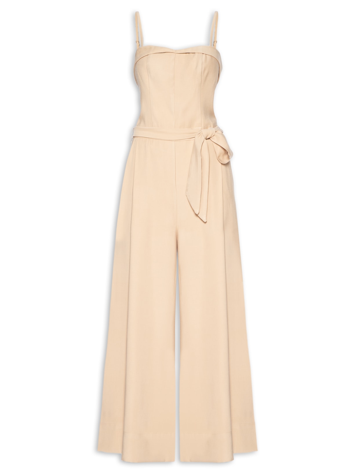 Macacão Feminino Alfaiataria - Bege