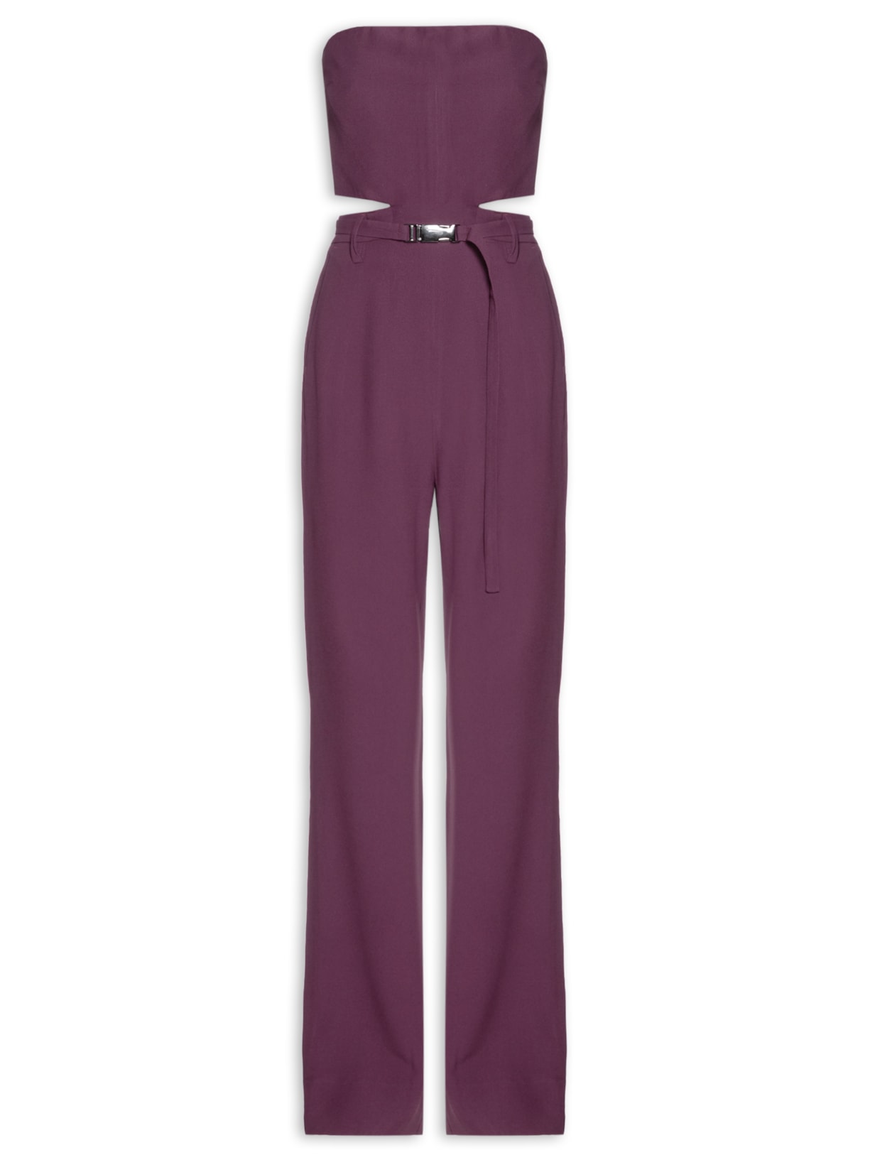 Macacão Feminino Alice Crepe - Roxo