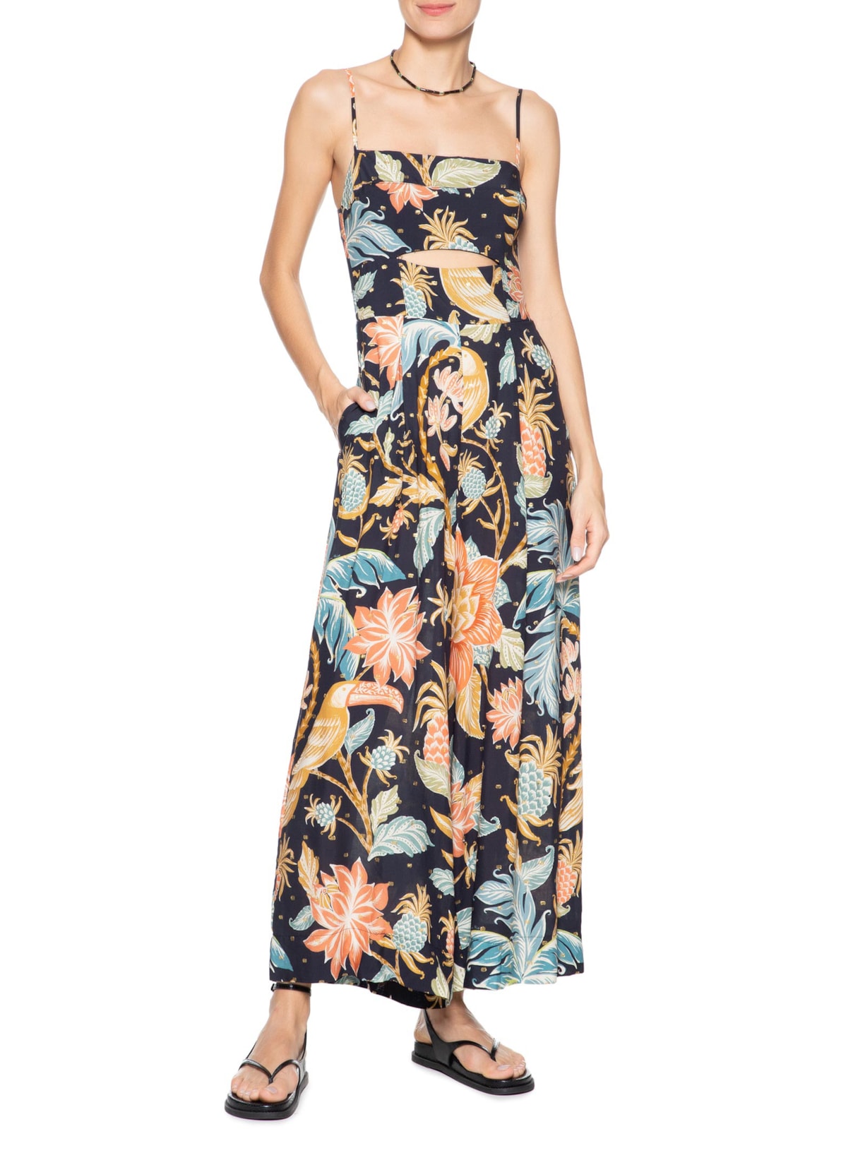 Macacão Feminino Amalfi Preto Farm