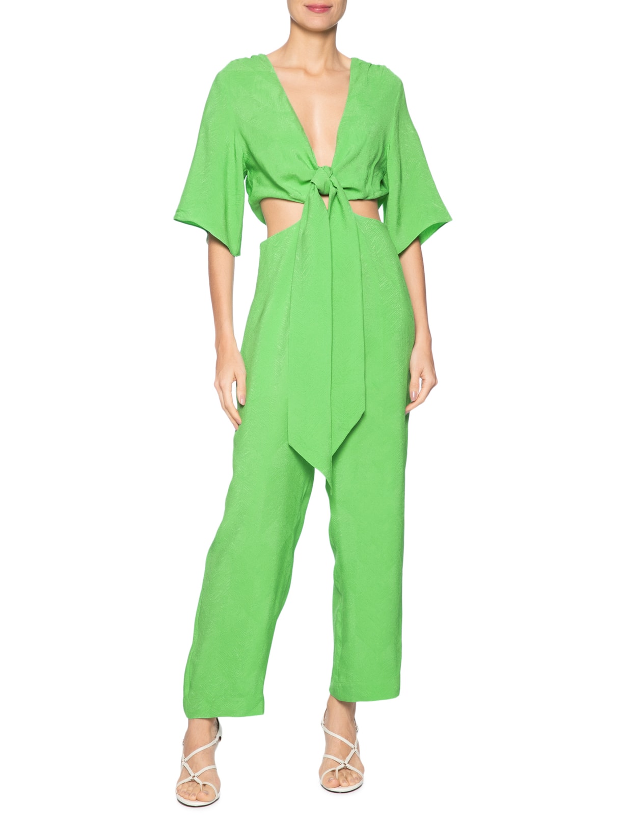 Macacão Feminino Amarração Proa Verde Animale