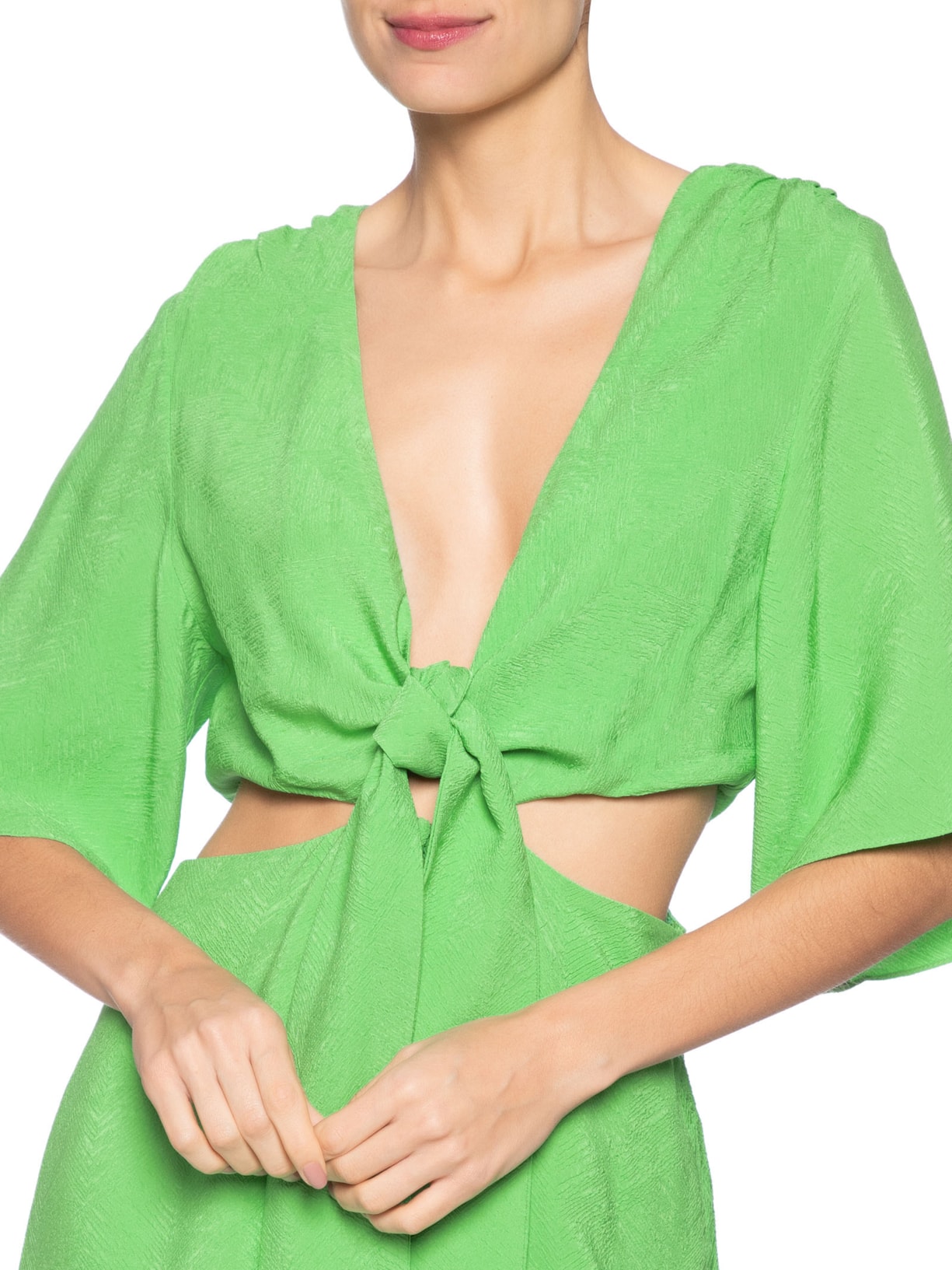 Macacão Feminino Amarração Proa Verde Animale