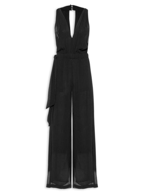 Macacão Feminino Amarração – Preto
