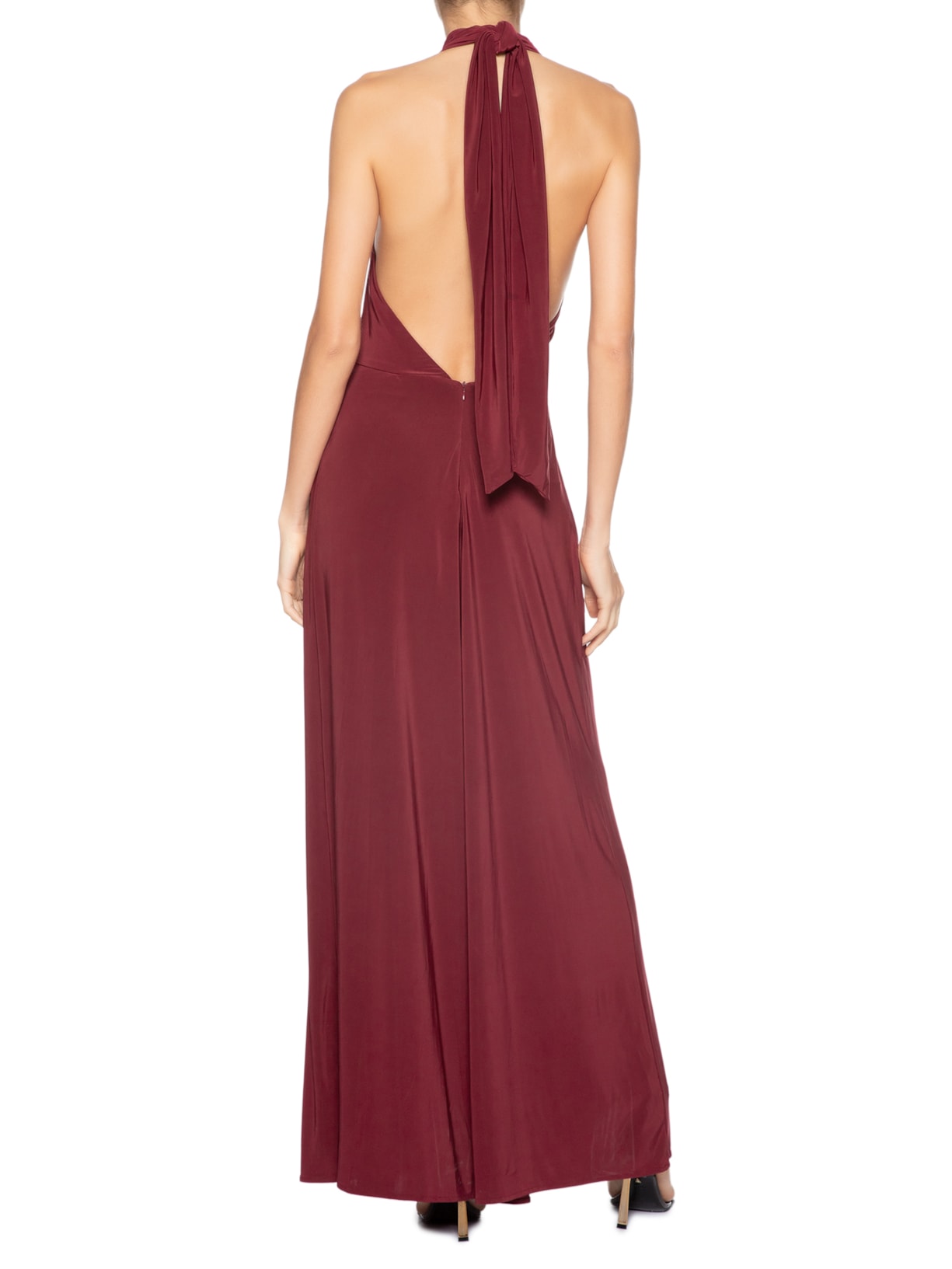 Macacão Feminino Amplo Busto Cruzado Vermelho Animale