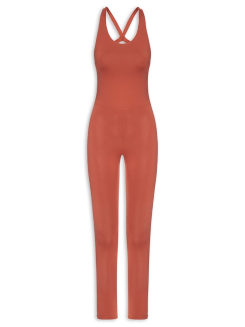 Macacão Feminino Atlética - Vermelho