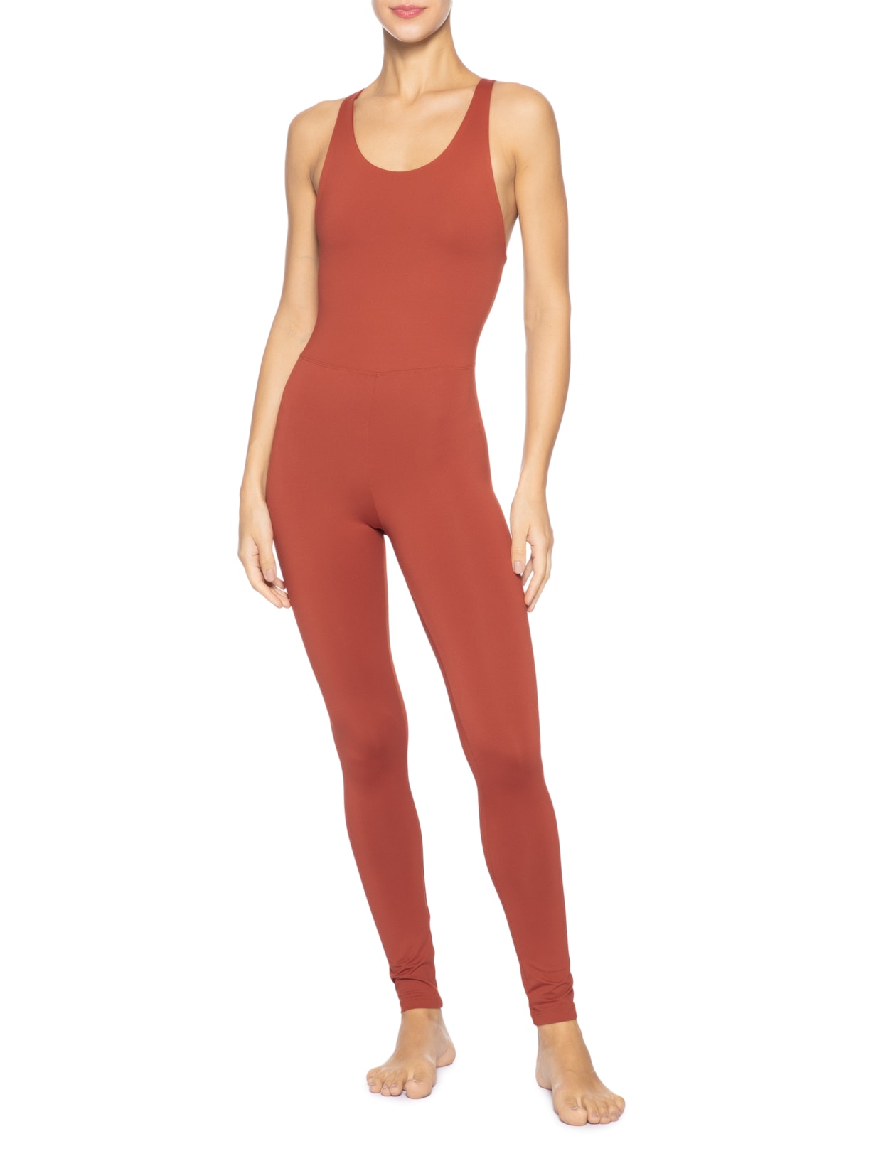 Macacão Feminino Atlética Vermelho Inhale