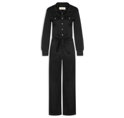 Macacão Feminino August - Preto