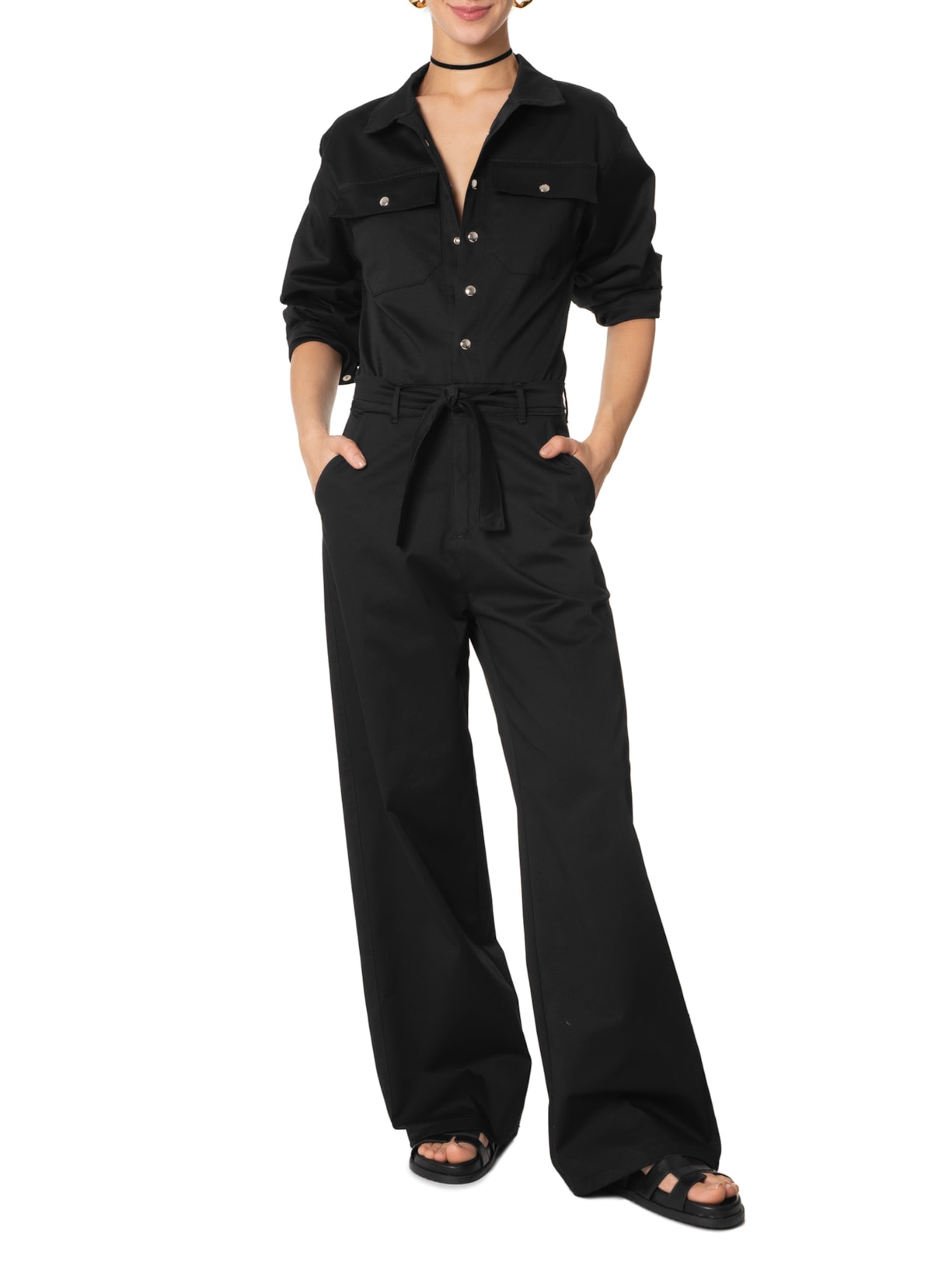 Macacão Feminino August Preto August Swim