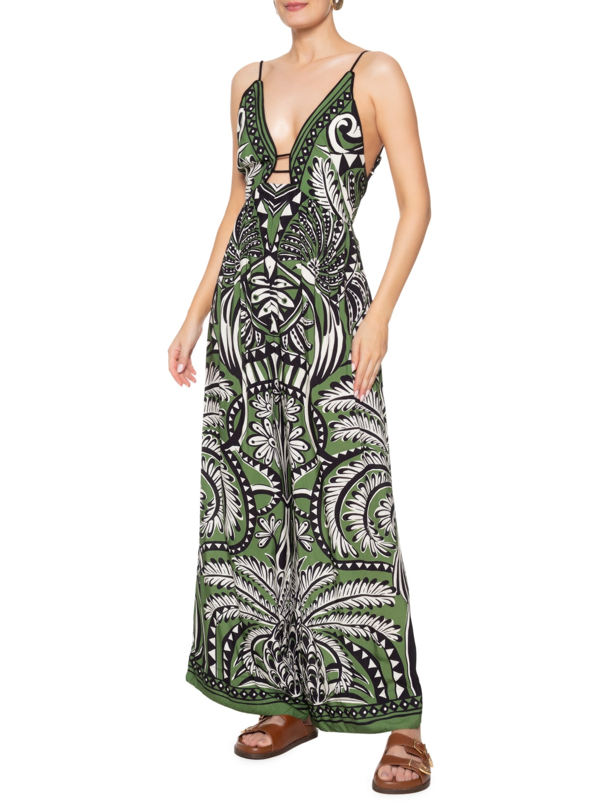 Macacão Feminino Balamana Verde Farm