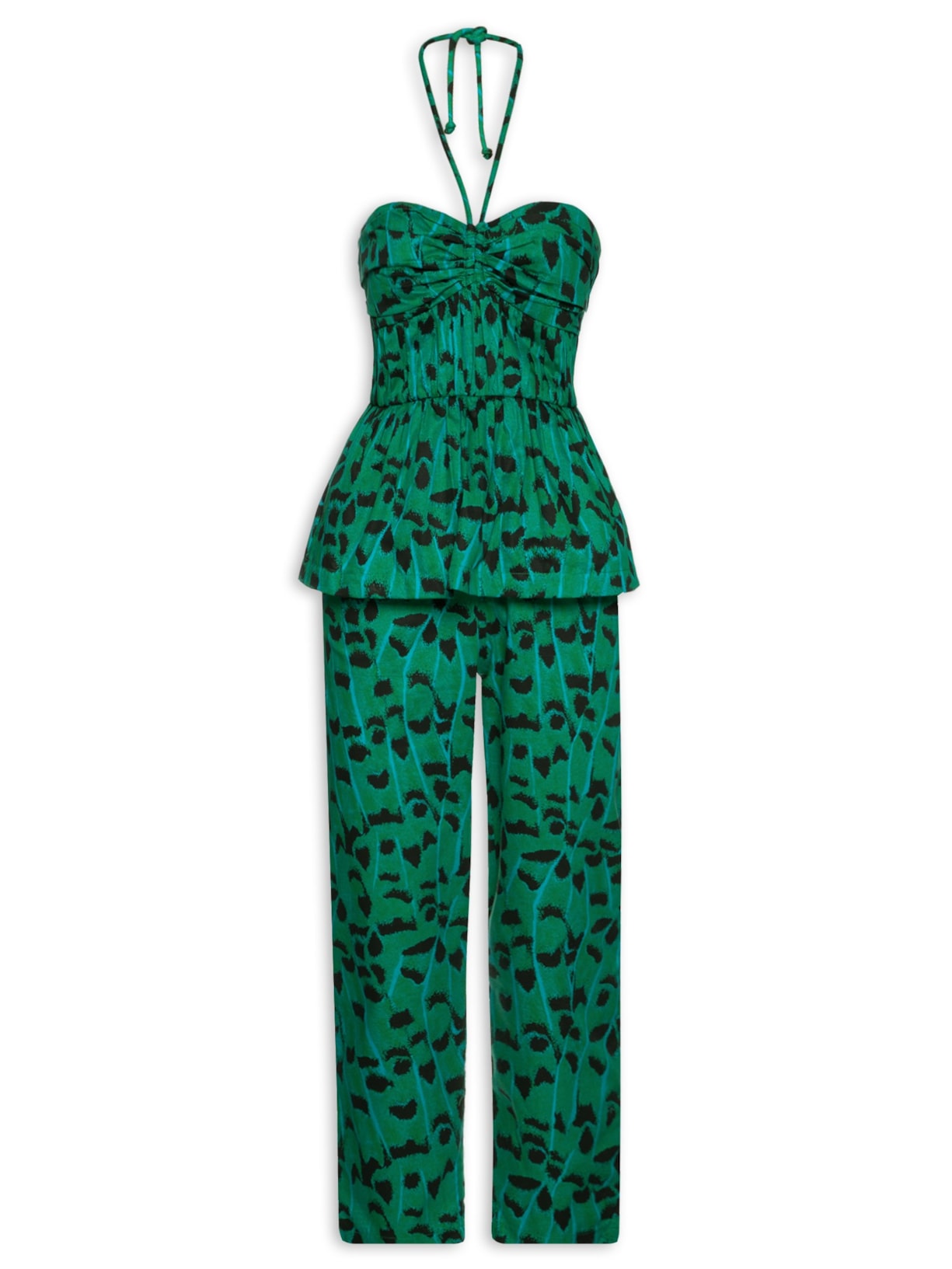 Macacão Feminino Basque - Verde