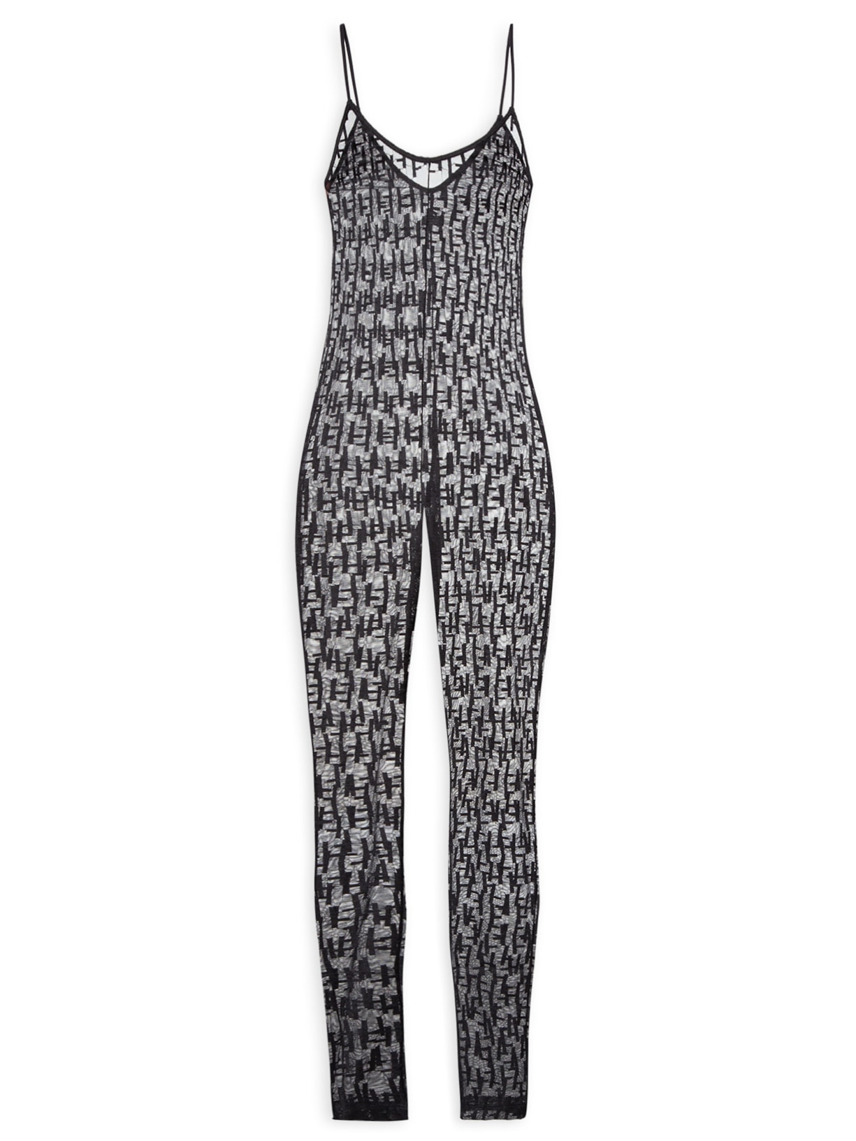 Macacão Feminino Bia Renda - Preto