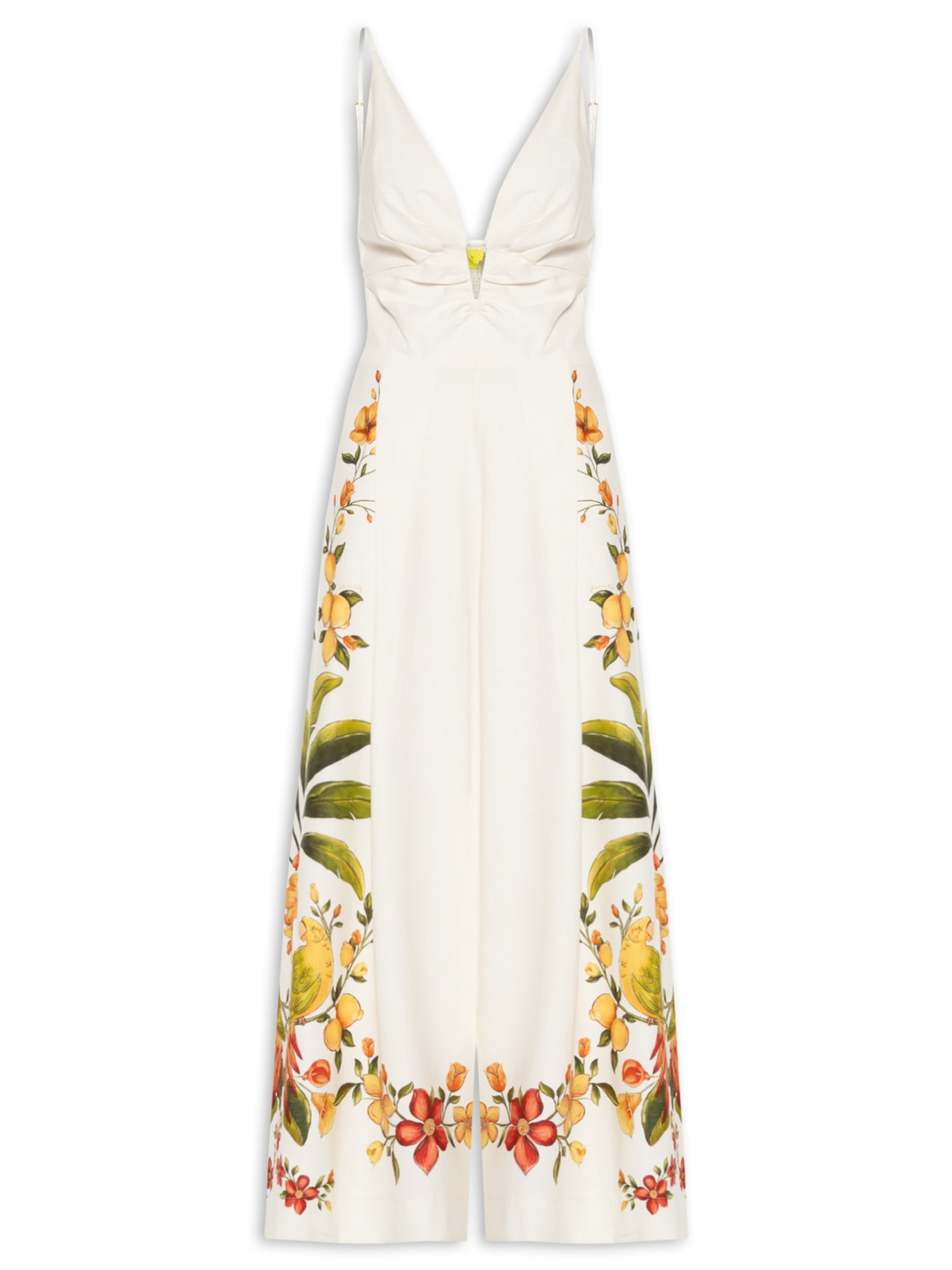 Macacão Feminino Bosque Chic - Branco