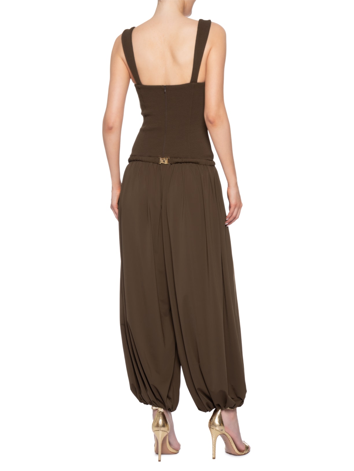 Macacão Feminino Boucle Marrom Aluf