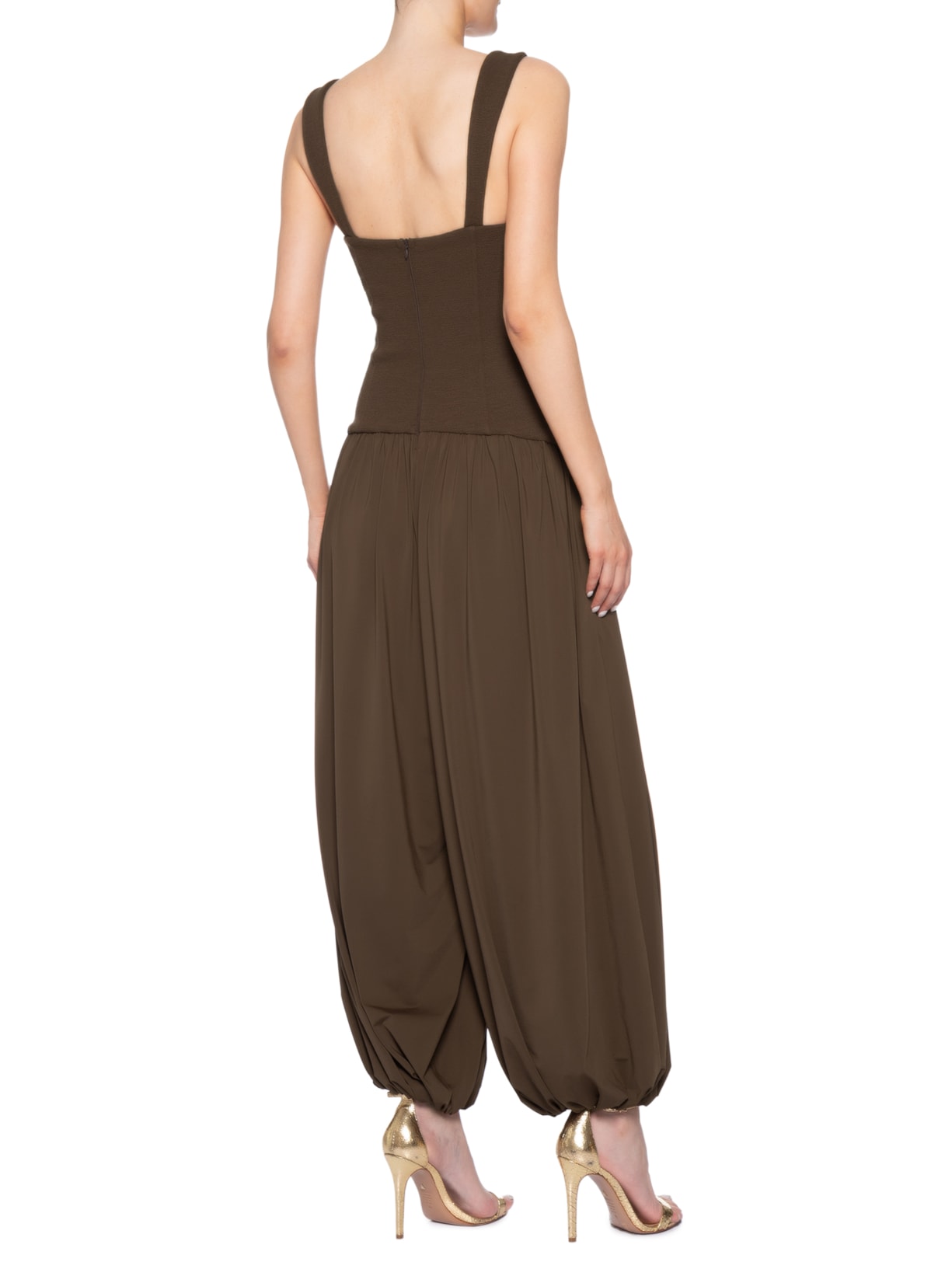 Macacão Feminino Boucle Marrom Aluf