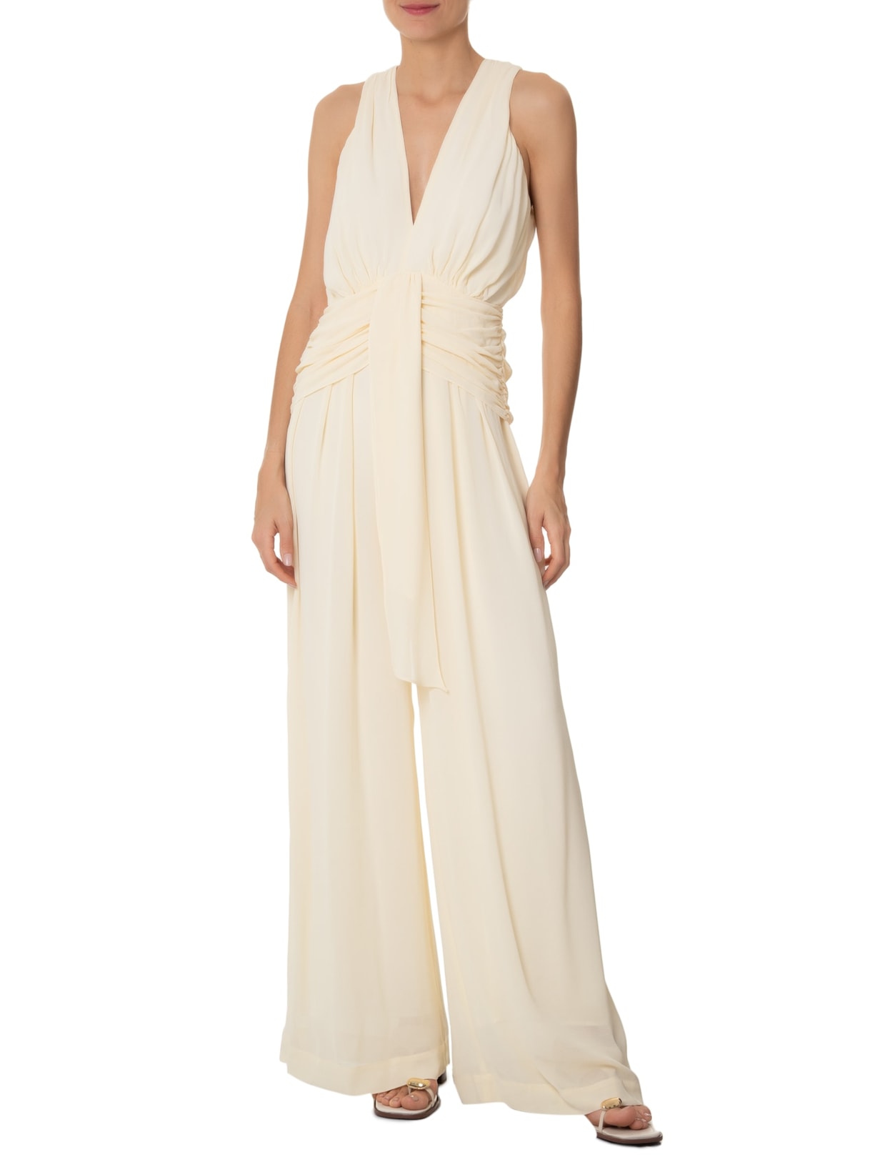 Macacão Feminino Catarina II Amarelo Le Lis