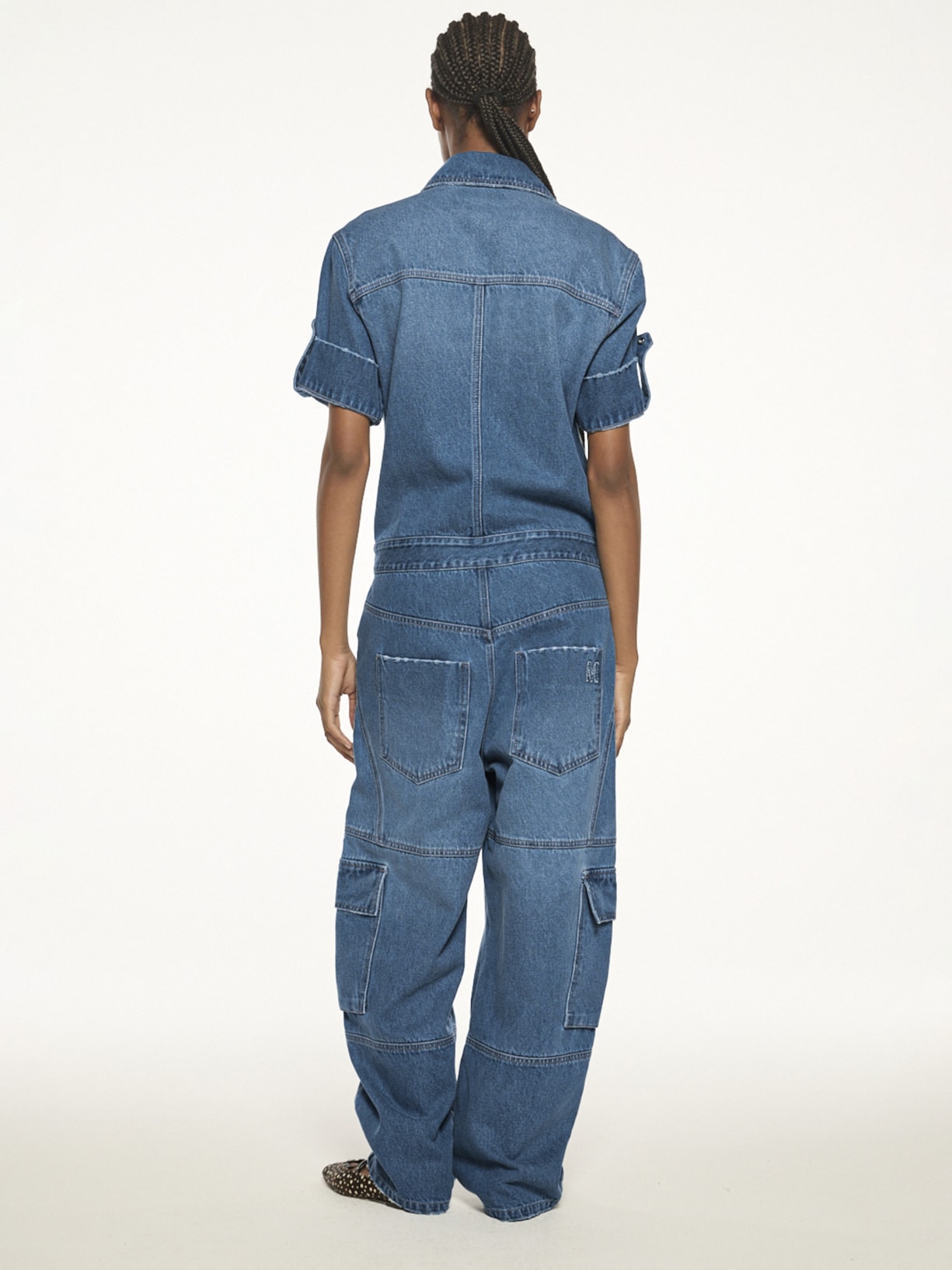Macacão Feminino Chai Jeans V27 Azul Mixed