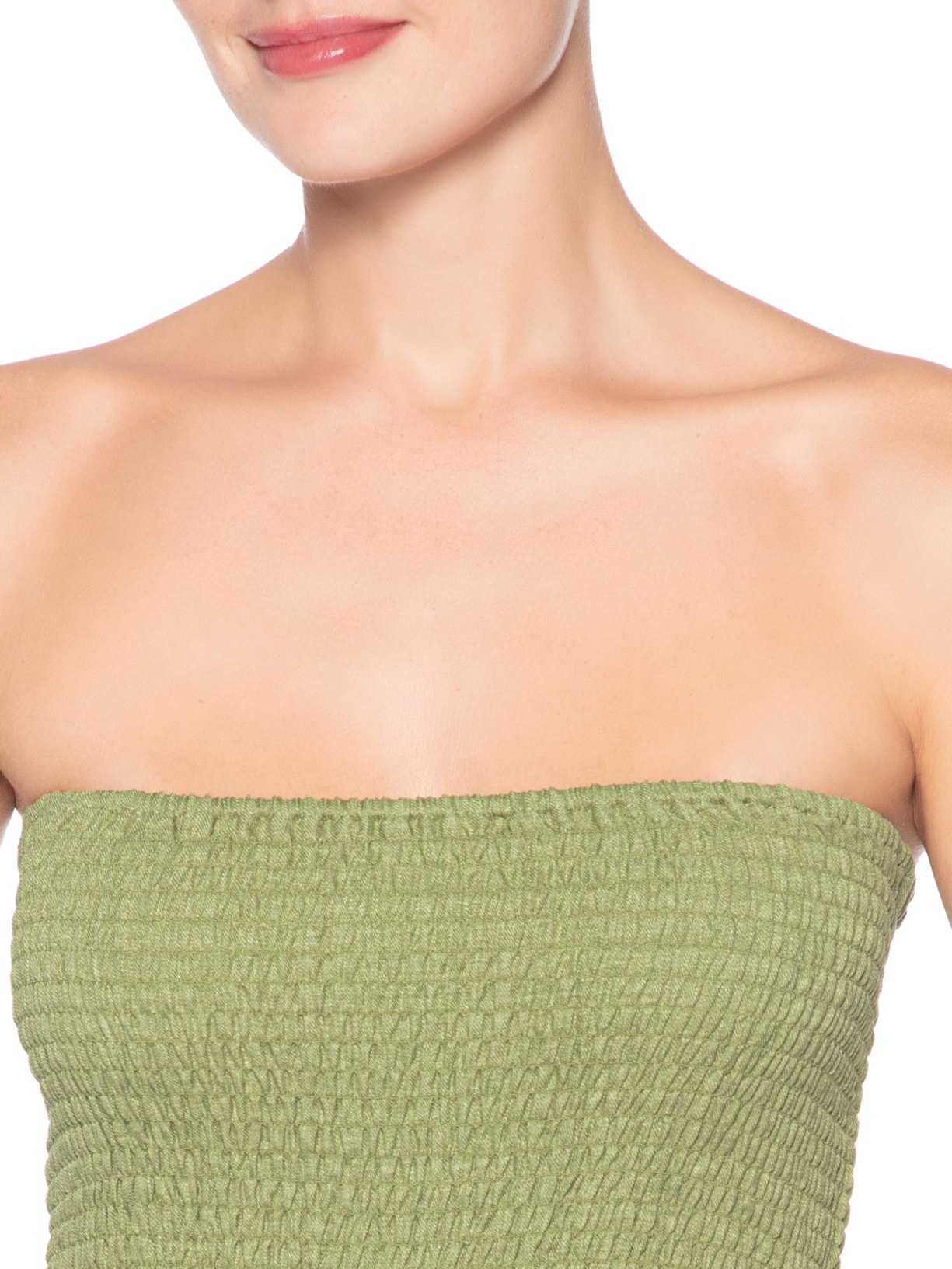 Macacão Feminino Com Lastex Verde Market 33