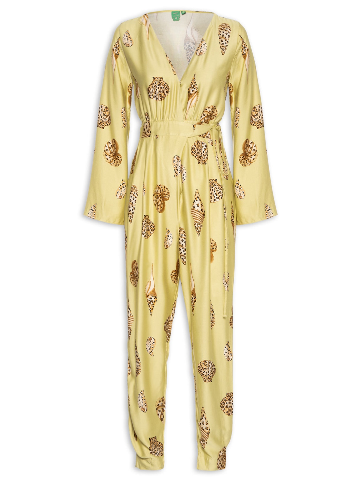 Macacão Feminino Concha Pintada - Verde