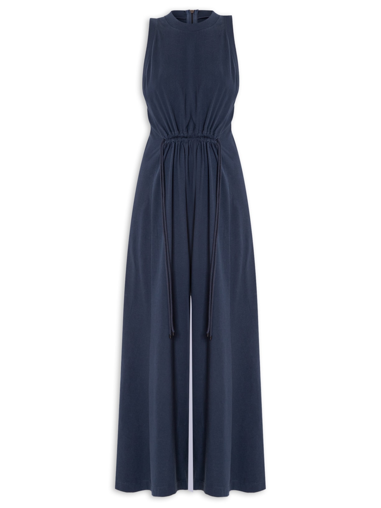 Macacão Feminino Cordas - Azul