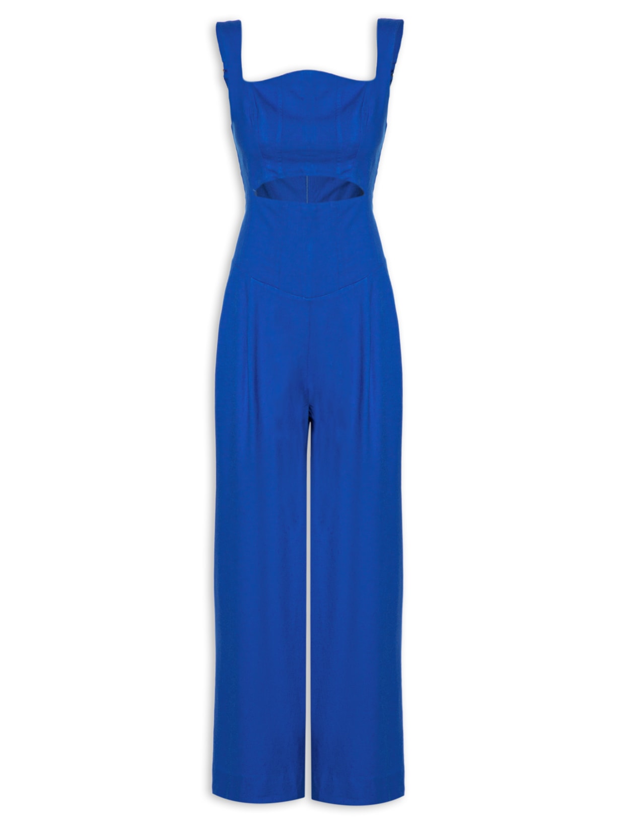 Macacão Feminino Corselet Pantalona - Azul