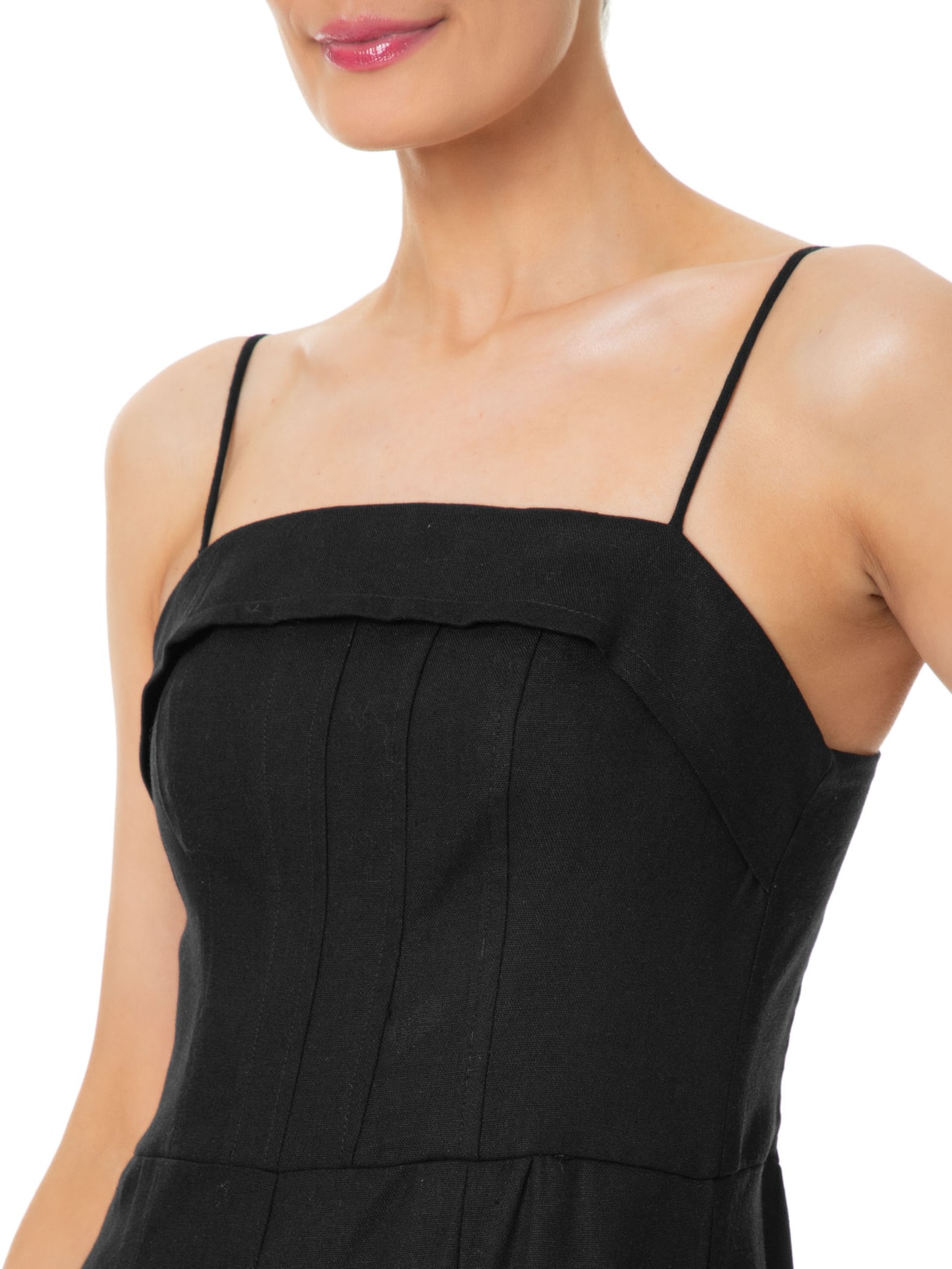 Macacão Feminino Corset Preto Farm
