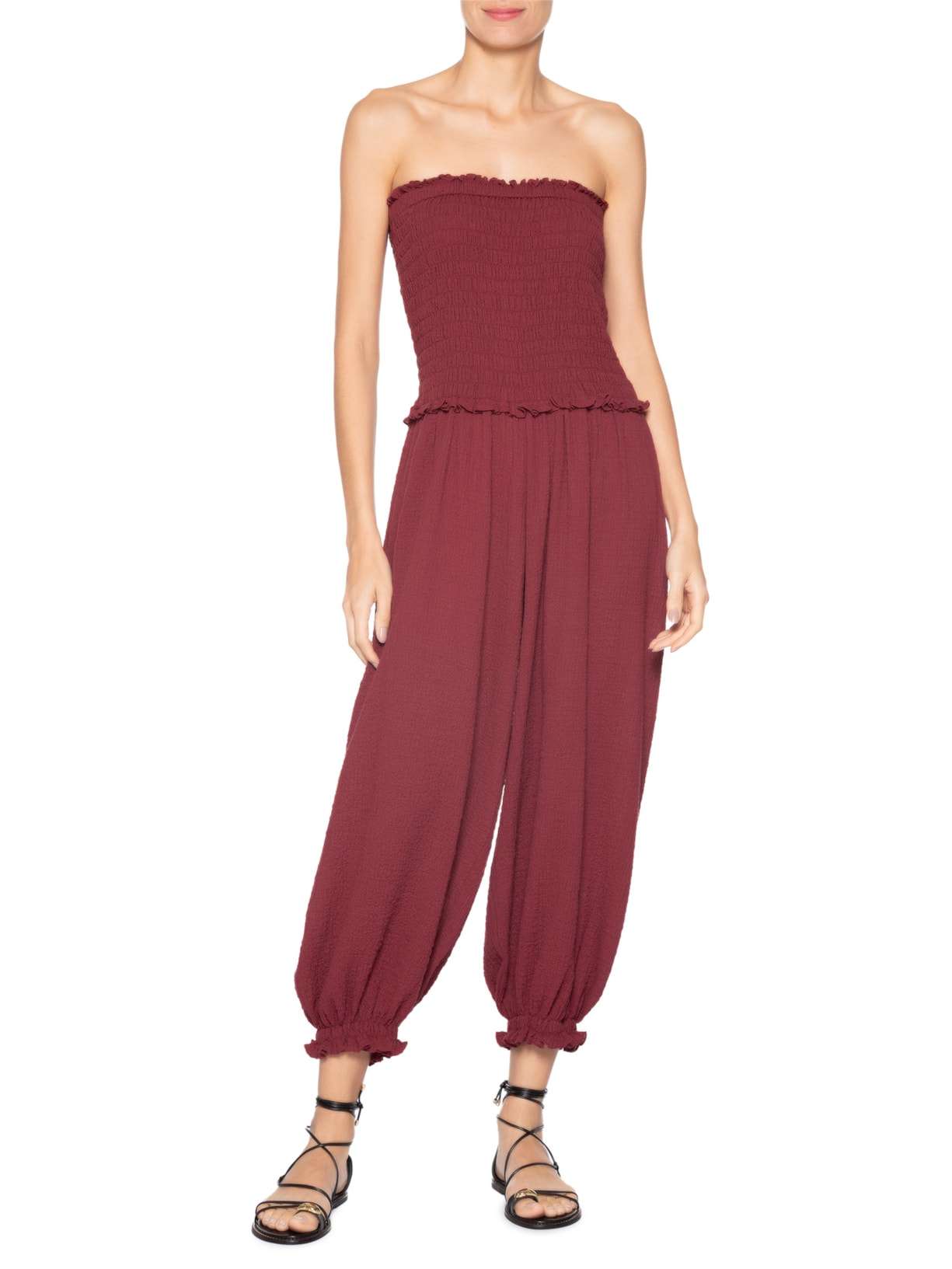 Macacão Feminino Cotton Road – Vermelho Paula Raia