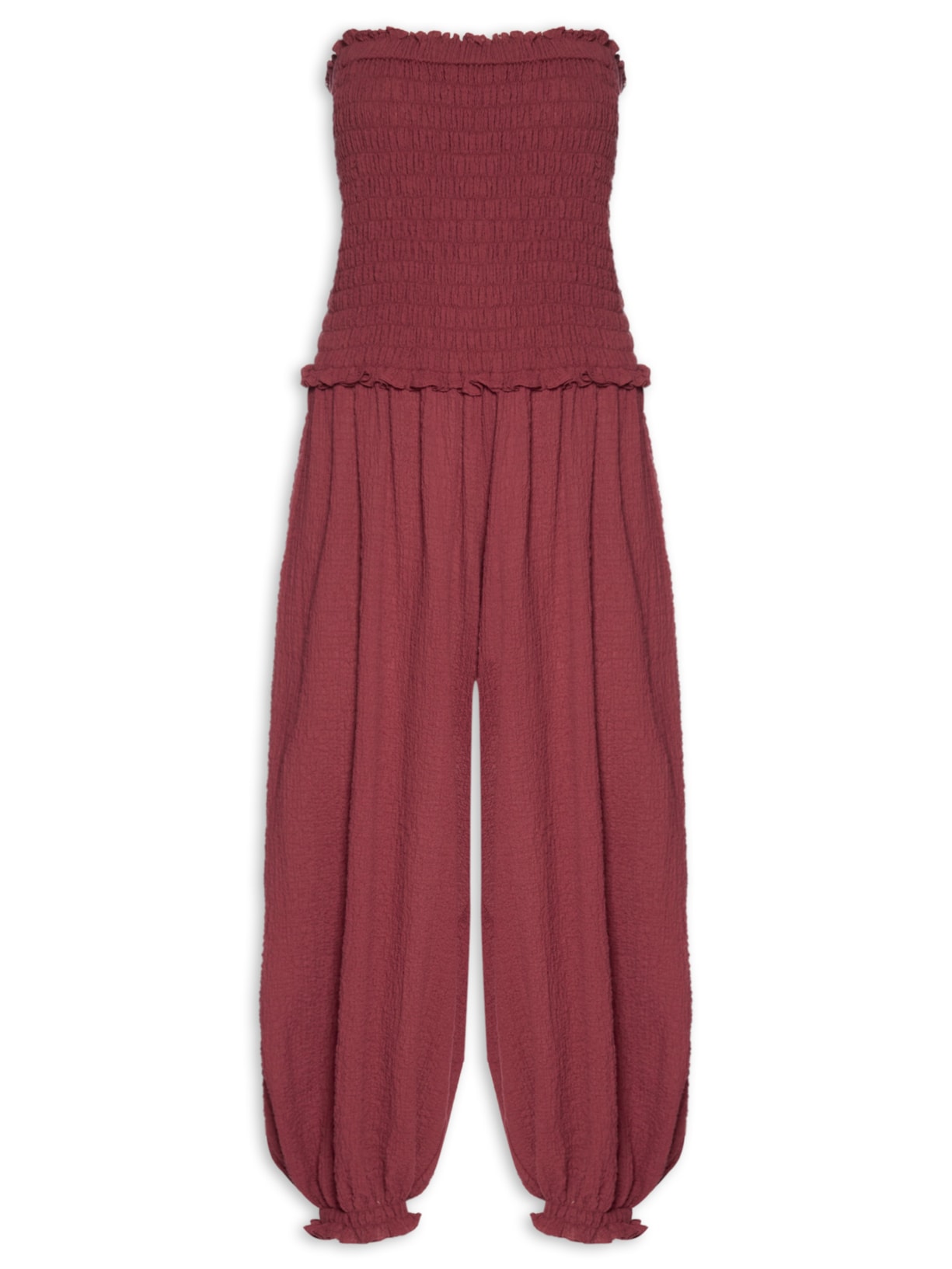 Macacão Feminino Cotton Road – Vermelho