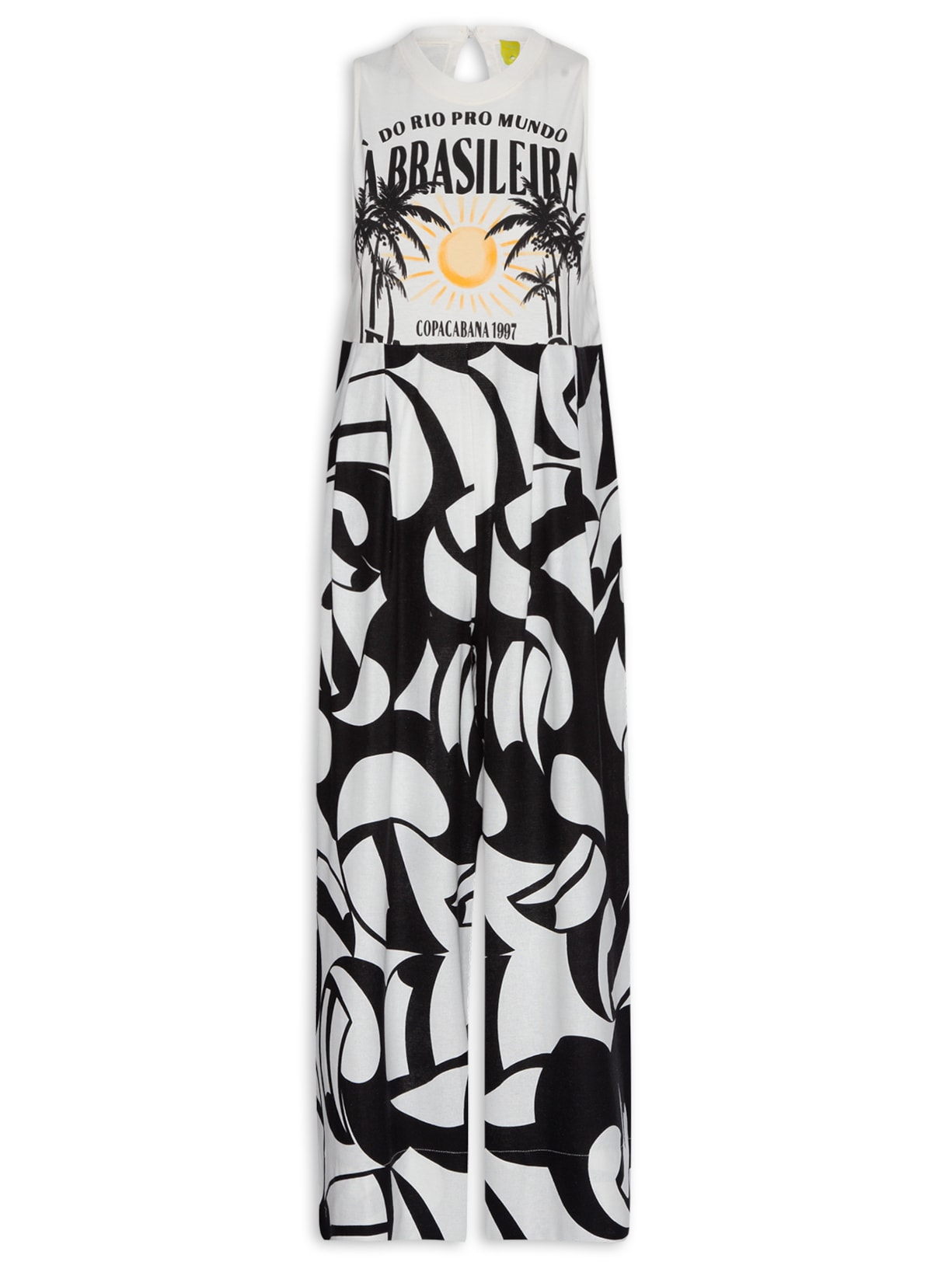 Macacão Feminino Cropped Do Rio Pro Mundo - Branco