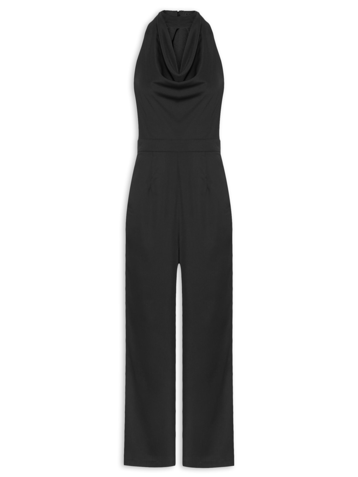 Macacão Feminino Decote Degagê  Preto '2Essential