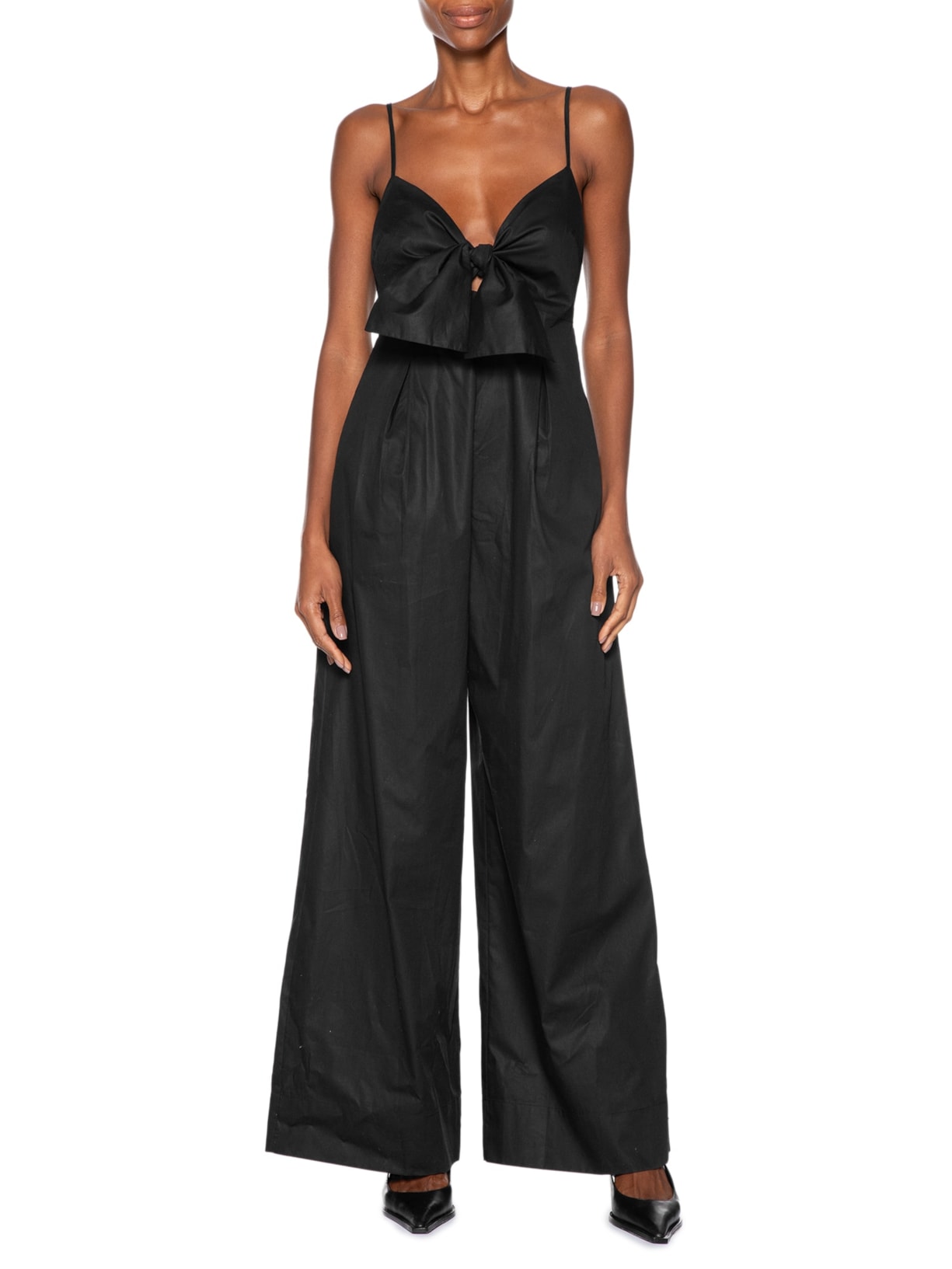 Macacão Feminino Decote Laço Preto Animale