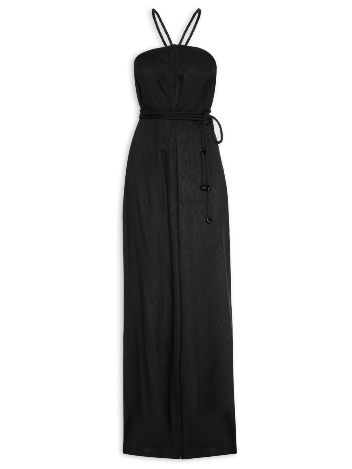 Macacão Feminino Decote Triângulo - Preto