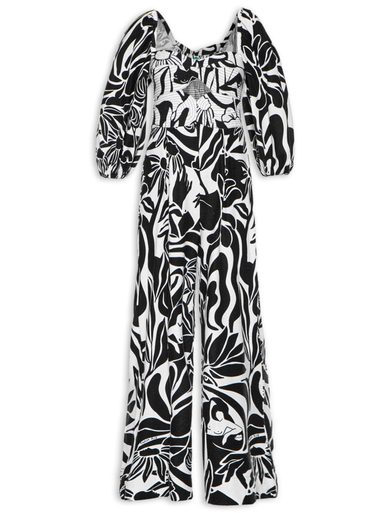 Macacão Feminino Delicadeza Surreal - Preto