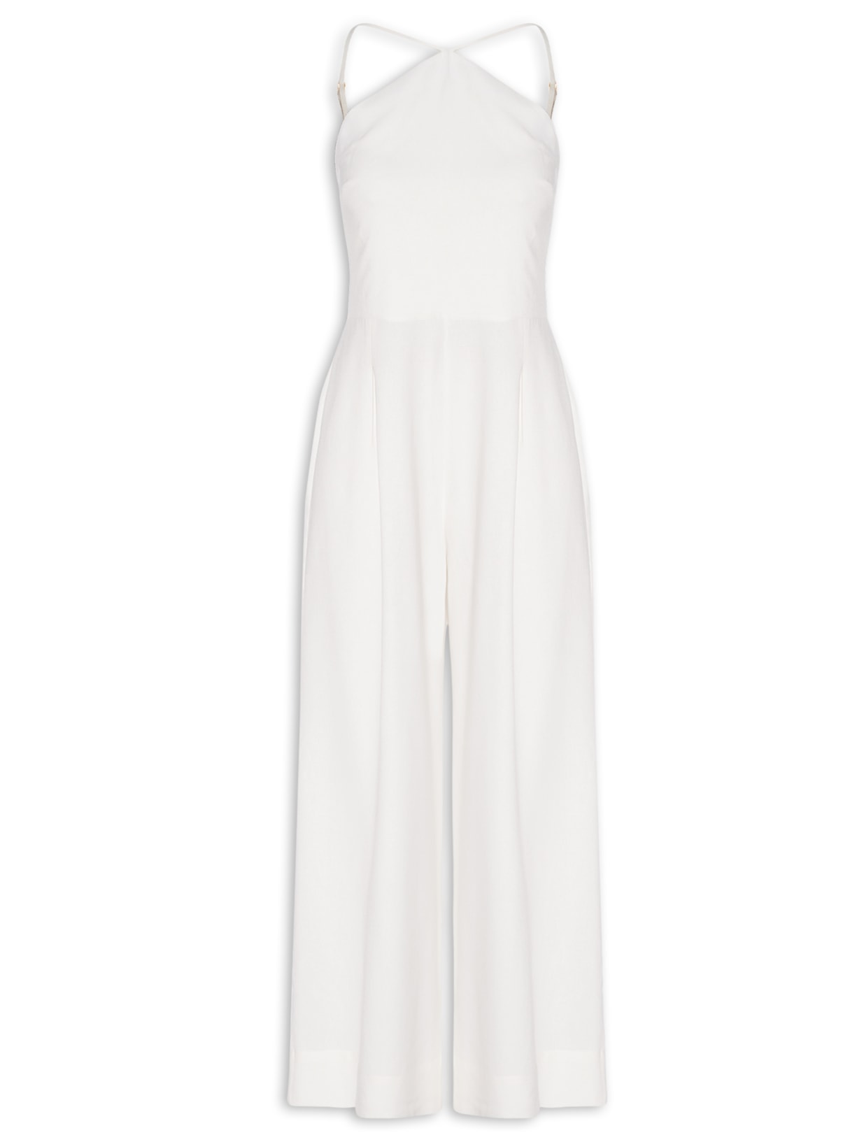 Macacão Feminino Diferenciado Branco Dress To