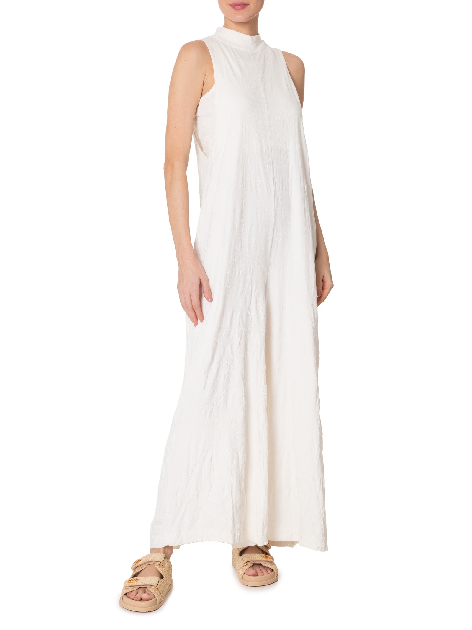 Osklen - Macacão Feminino Duo Wrinkle - Branco