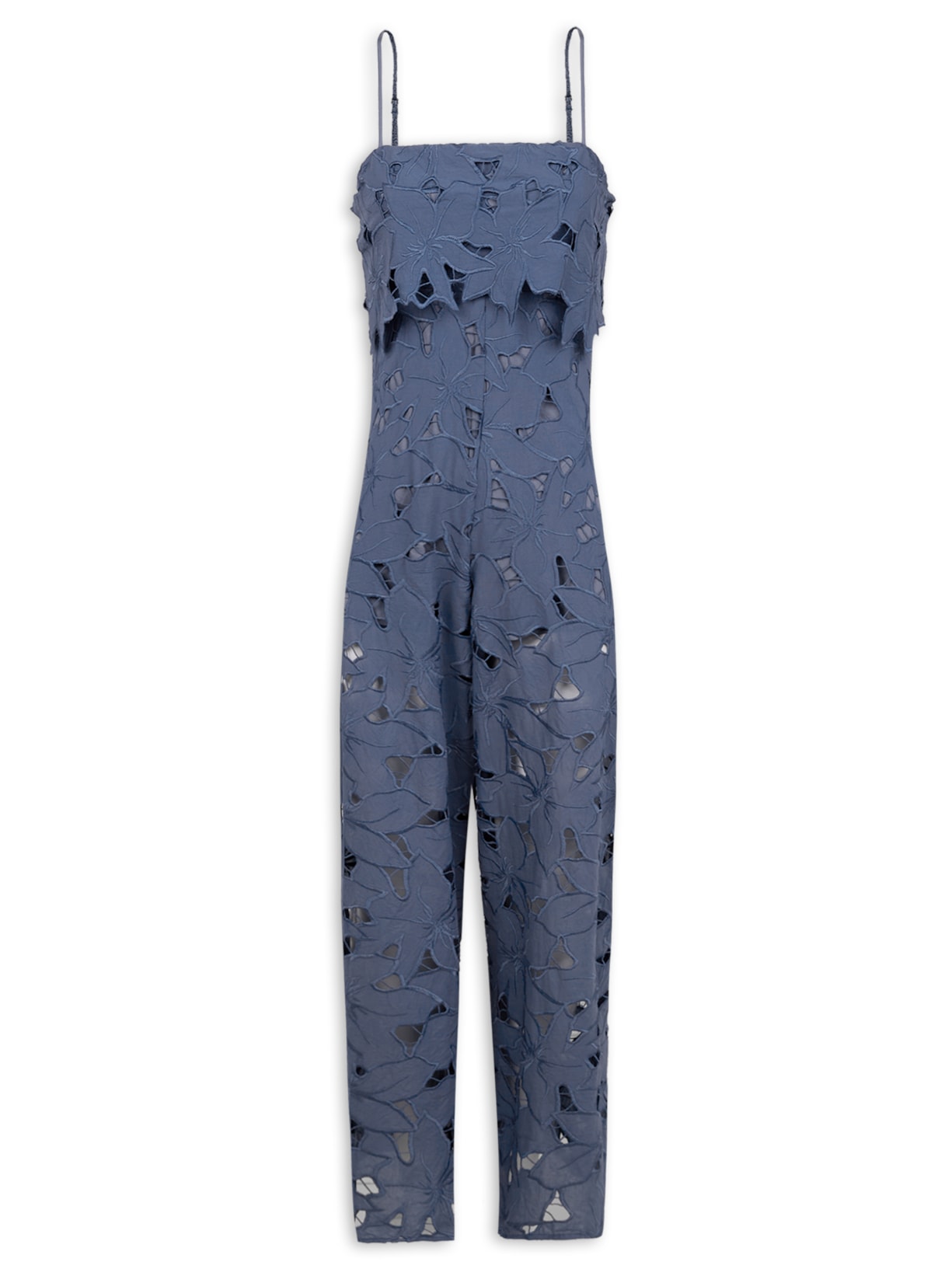 Macacão Feminino Eloah Bayside - Azul