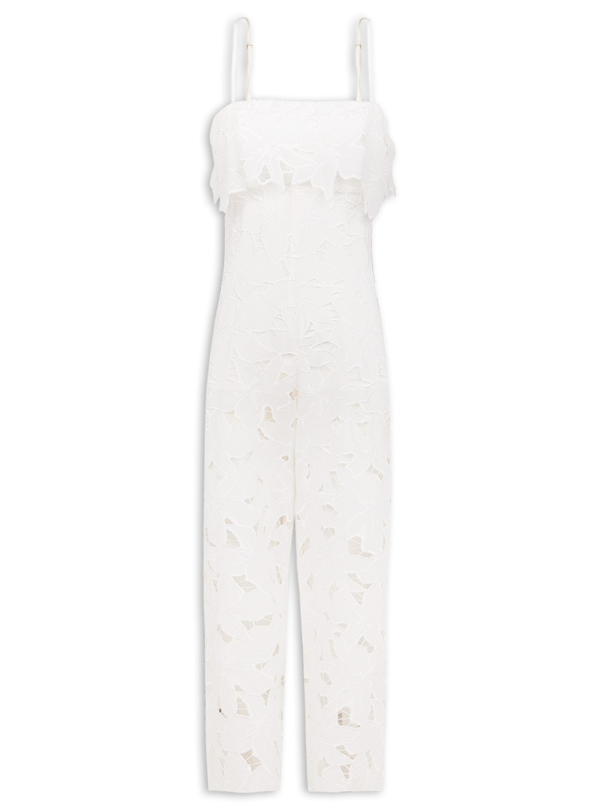 Macacão Feminino Eloah - Branco