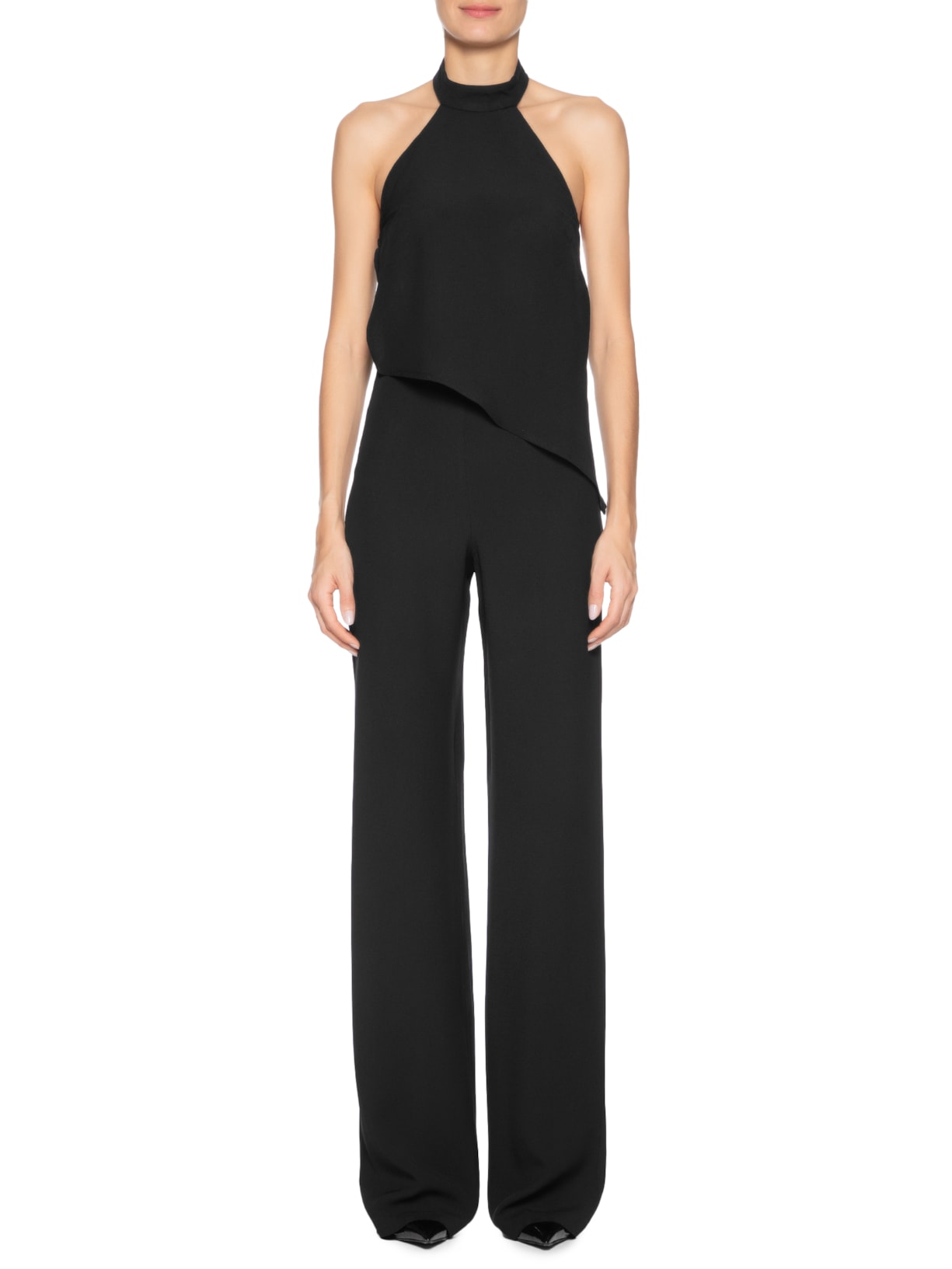 Macacão Feminino Em Crepe Preto '2Essential