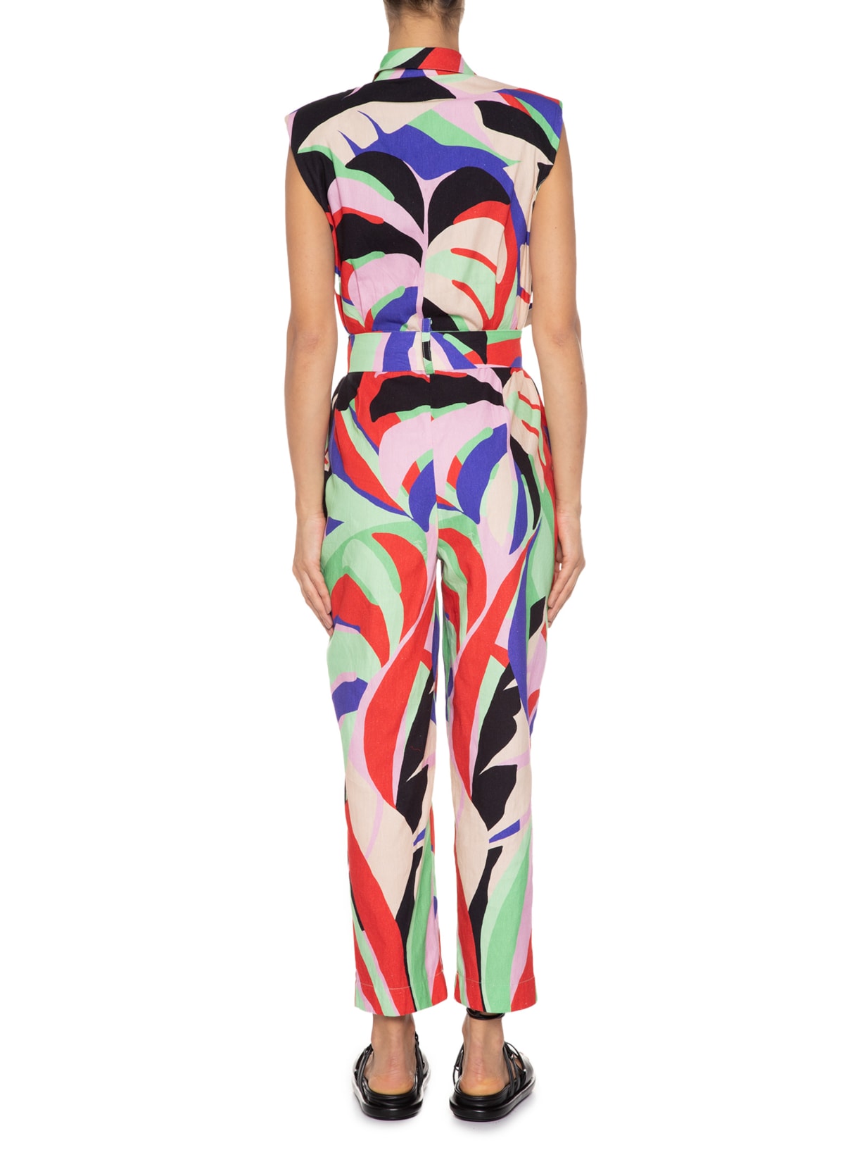 Macacão Feminino Folhagem Fresca Rosa Farm